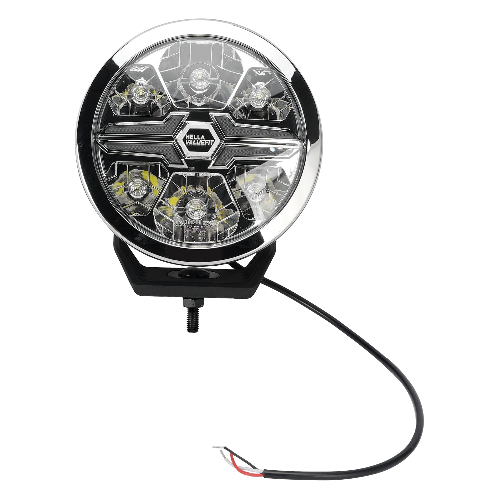 Lampe Auxiliaire Ronde ValueFit 7" Ref.25 12/24V 22W 1670LM 6000K Pour HELLA