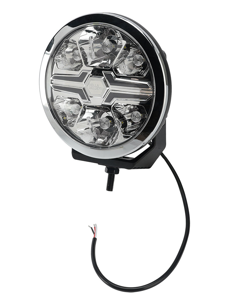 Lampe Auxiliaire Ronde ValueFit 7" Ref.50 12/24V 36W 1800LM 6000K Pour HELLA