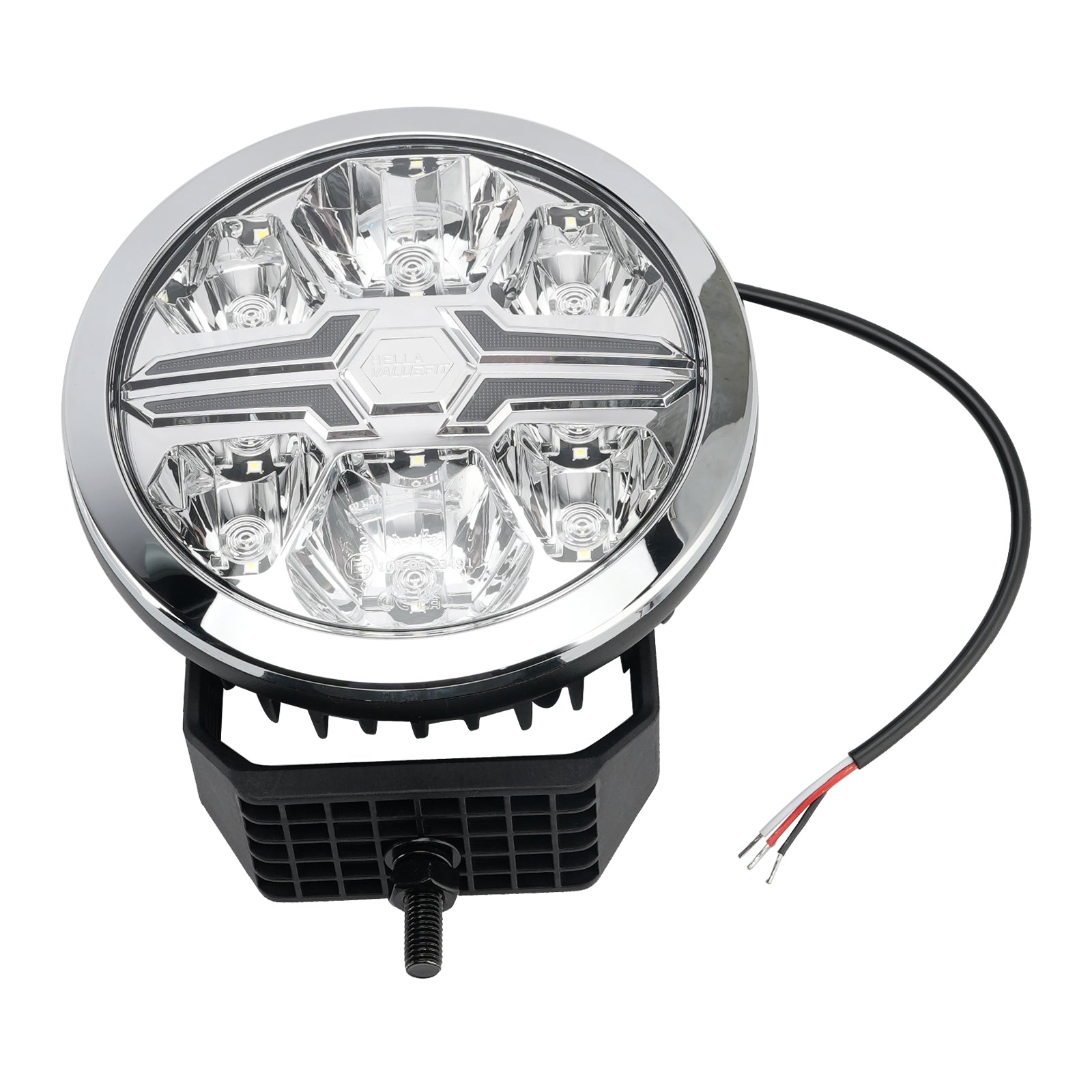 Lampe Auxiliaire Ronde ValueFit 7" Ref.50 12/24V 36W 1800LM 6000K Pour HELLA