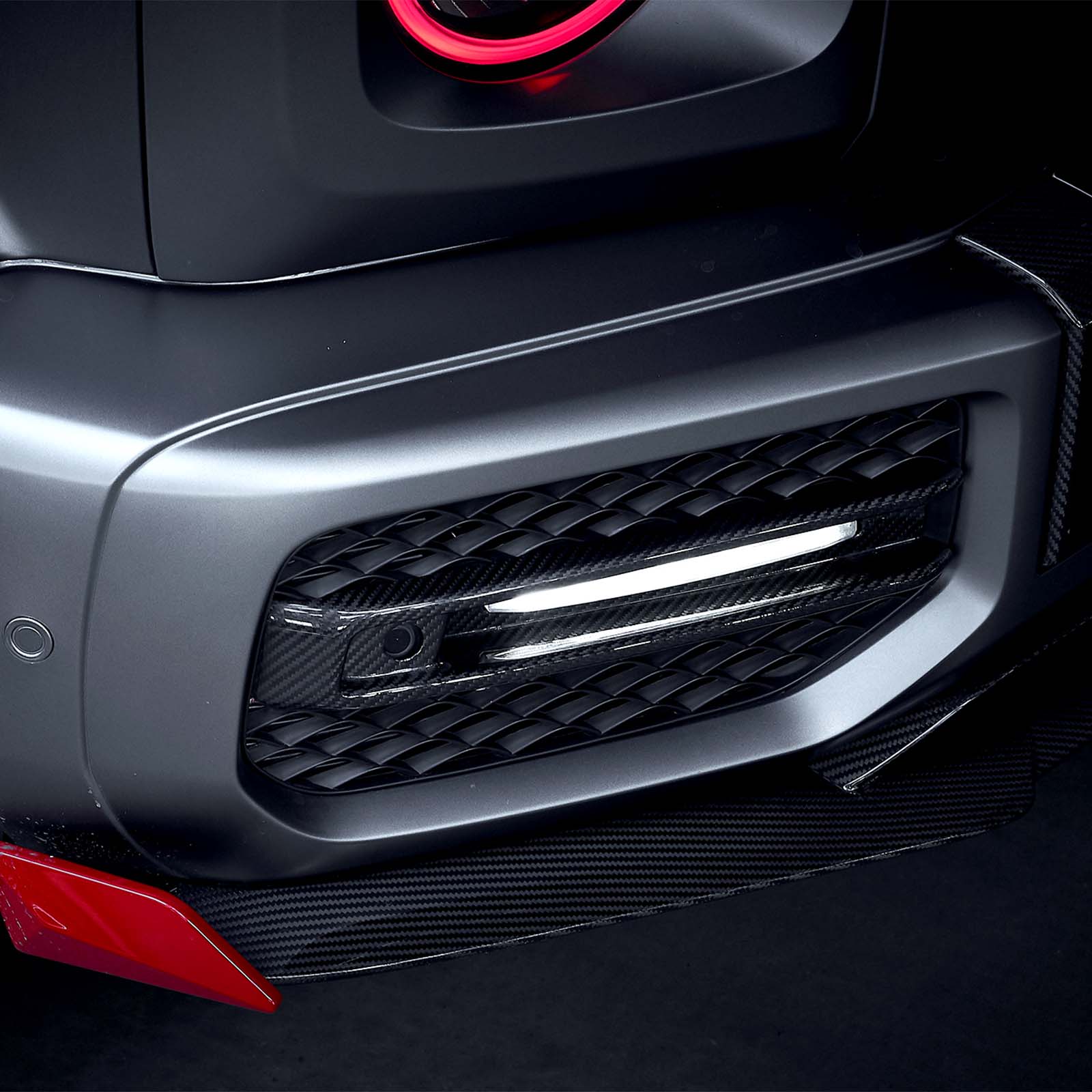 Carbon Fiber Front Bumper Fog Lights Frame Pour Mercedes G-Class W464 G63 2019+