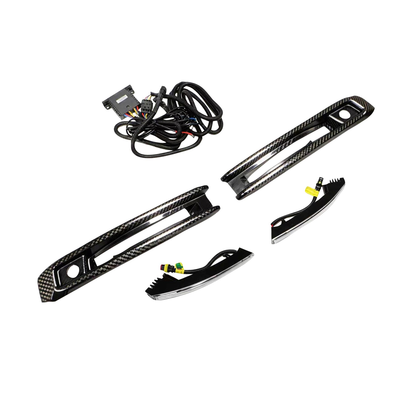 DRY CF Front Bumper Fog Lights Frame Pour Mercedes G-Class W464 G63 2019+