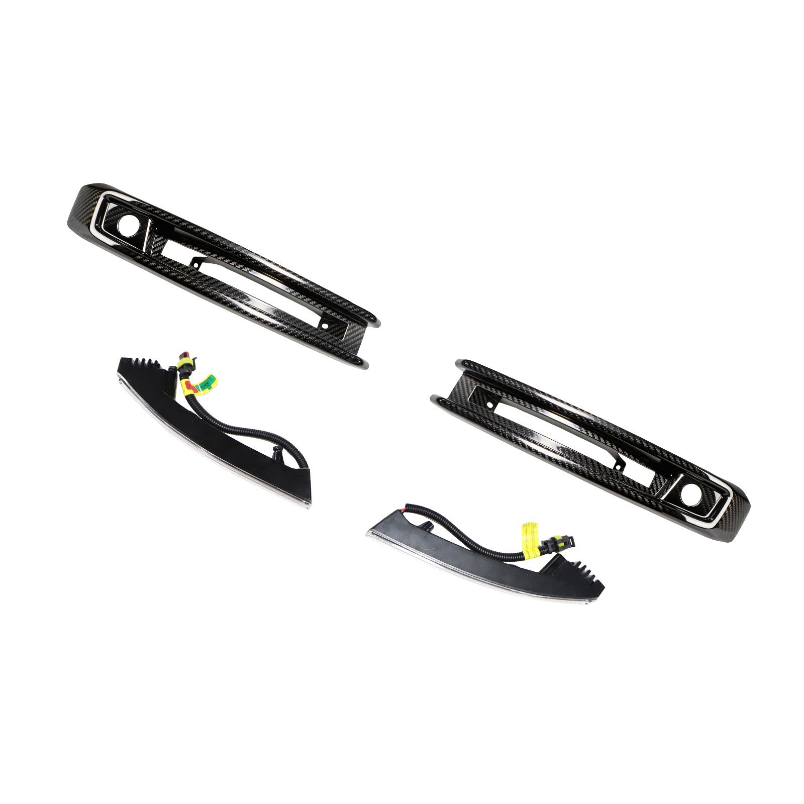 DRY CF Front Bumper Fog Lights Frame Pour Mercedes G-Class W464 G63 2019+