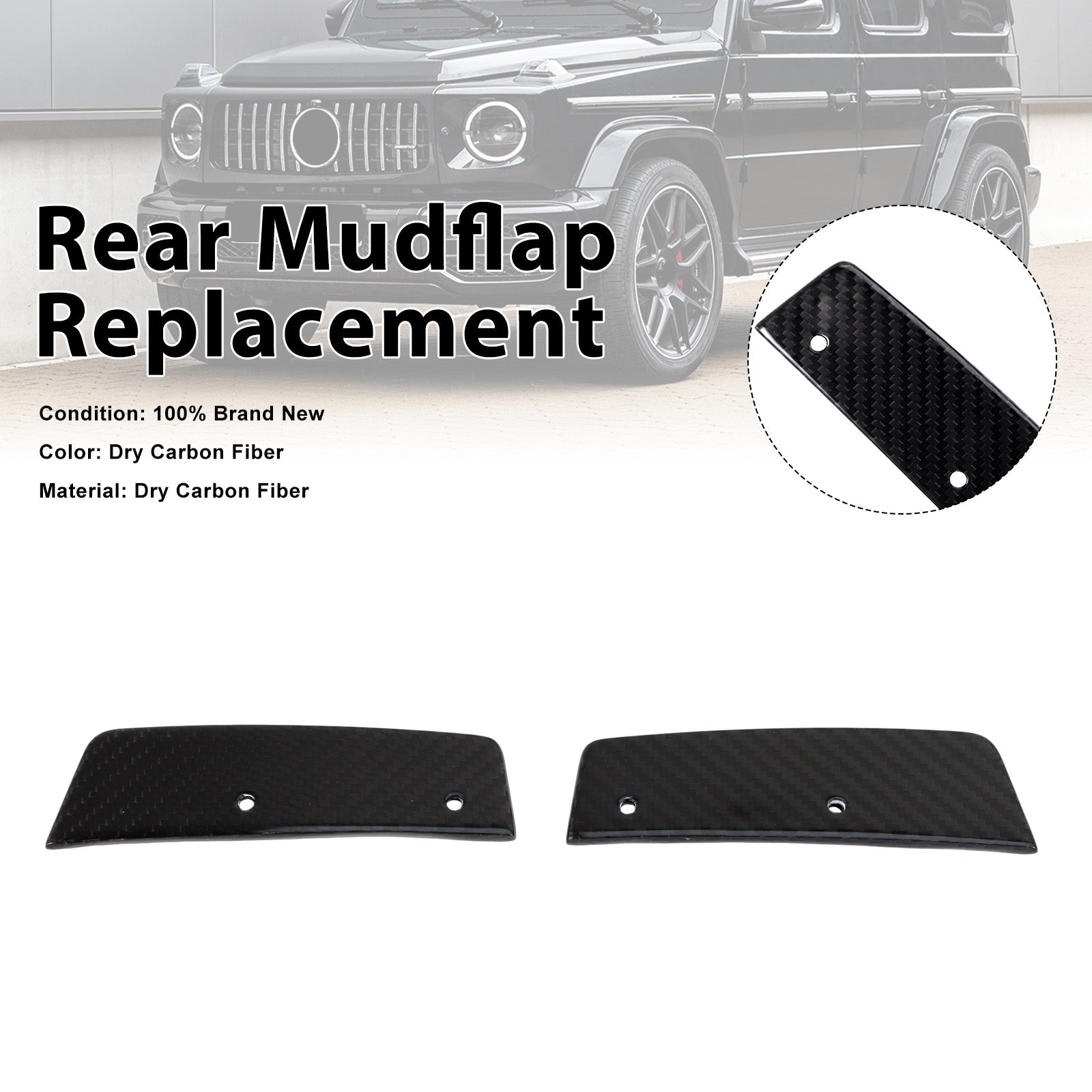 Rear Mudflap Replacement Pour Mercedes Benz G-Class W464 W463A W465 2019-2023