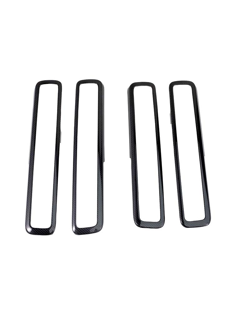 Dry Carbon Fiber Inner Door Frame Cover Trim Pour Benz W464 W463A G500 2019-2023