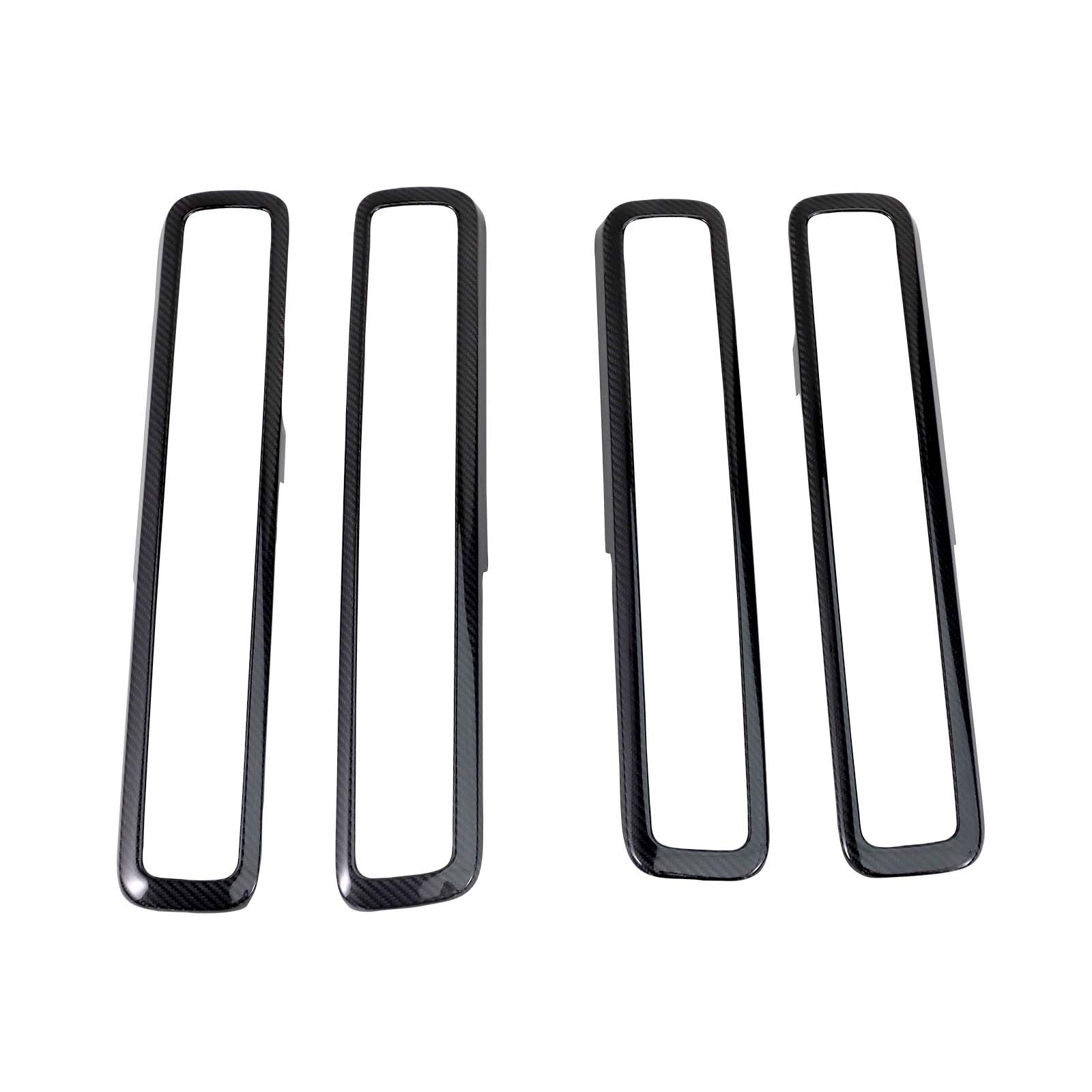 Dry Carbon Fiber Inner Door Frame Cover Trim Pour Benz W464 W463A G500 2019-2023