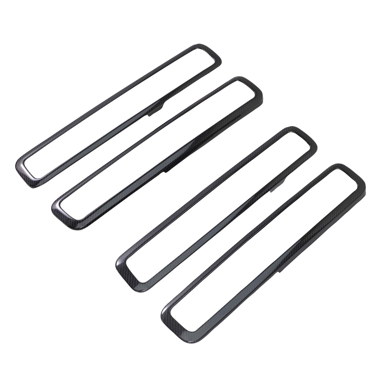 Dry Carbon Fiber Inner Door Frame Cover Trim Pour Benz W464 W463A G500 2019-2023