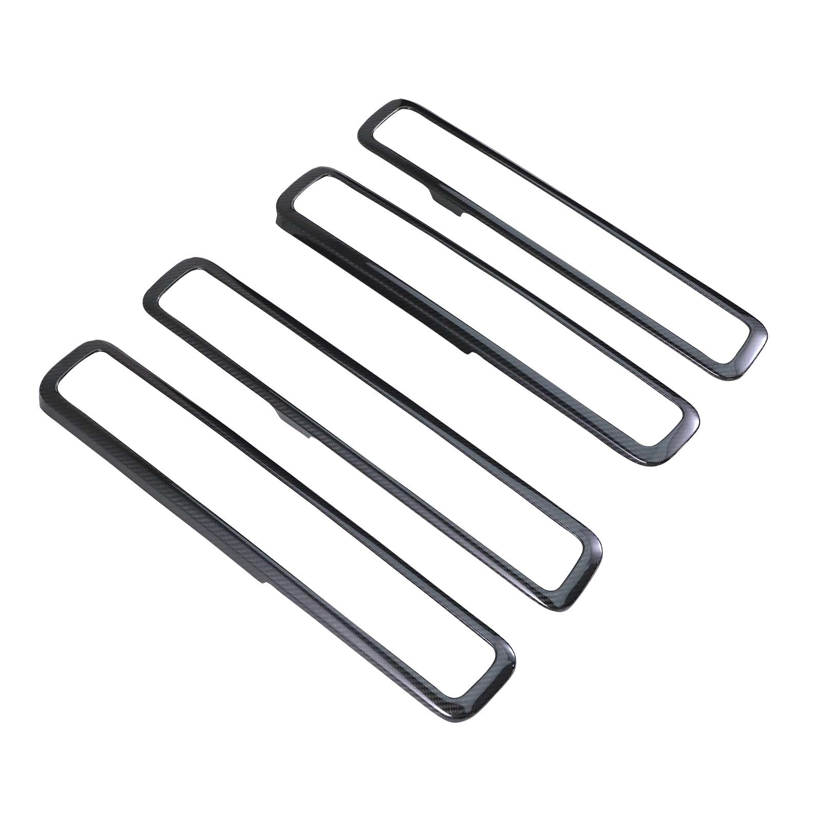 Dry Carbon Fiber Inner Door Frame Cover Trim Pour Benz W464 W463A G500 2019-2023