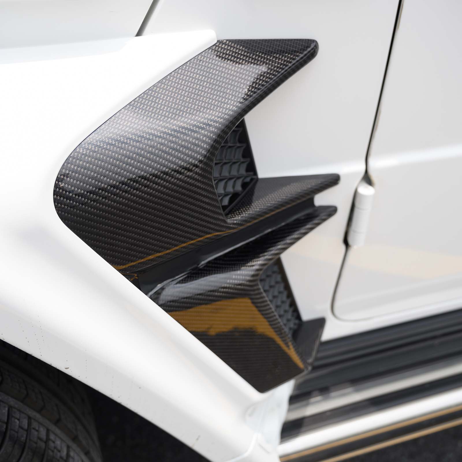 Dry Carbon Fender Flares Arch Trims Pour Mercedes Benz W464 B700 B800 2019+ Wide