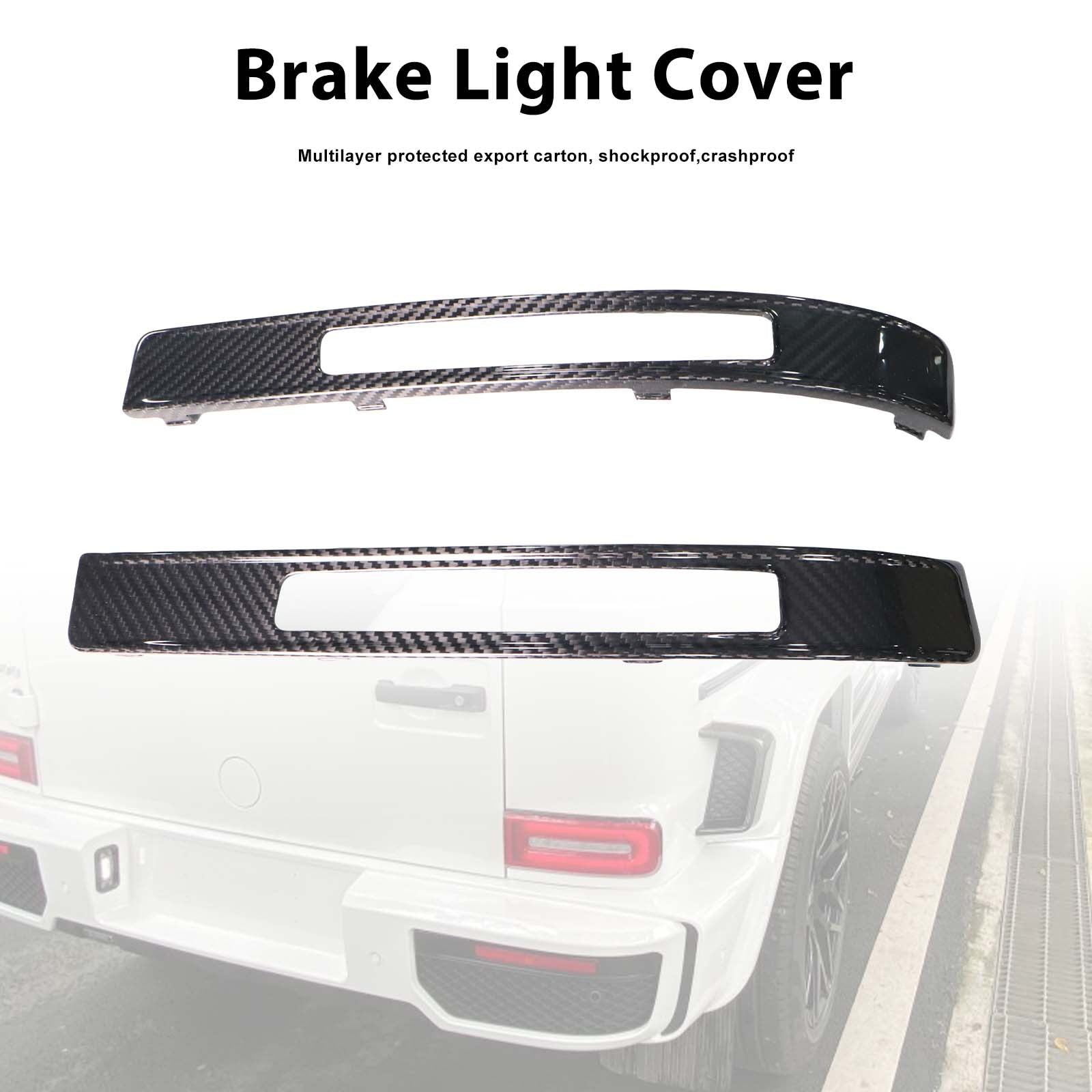 Dry Carbon Brake Light Cover Pour Mercedes Benz G-Class W464 G63 B700 B900 2019+