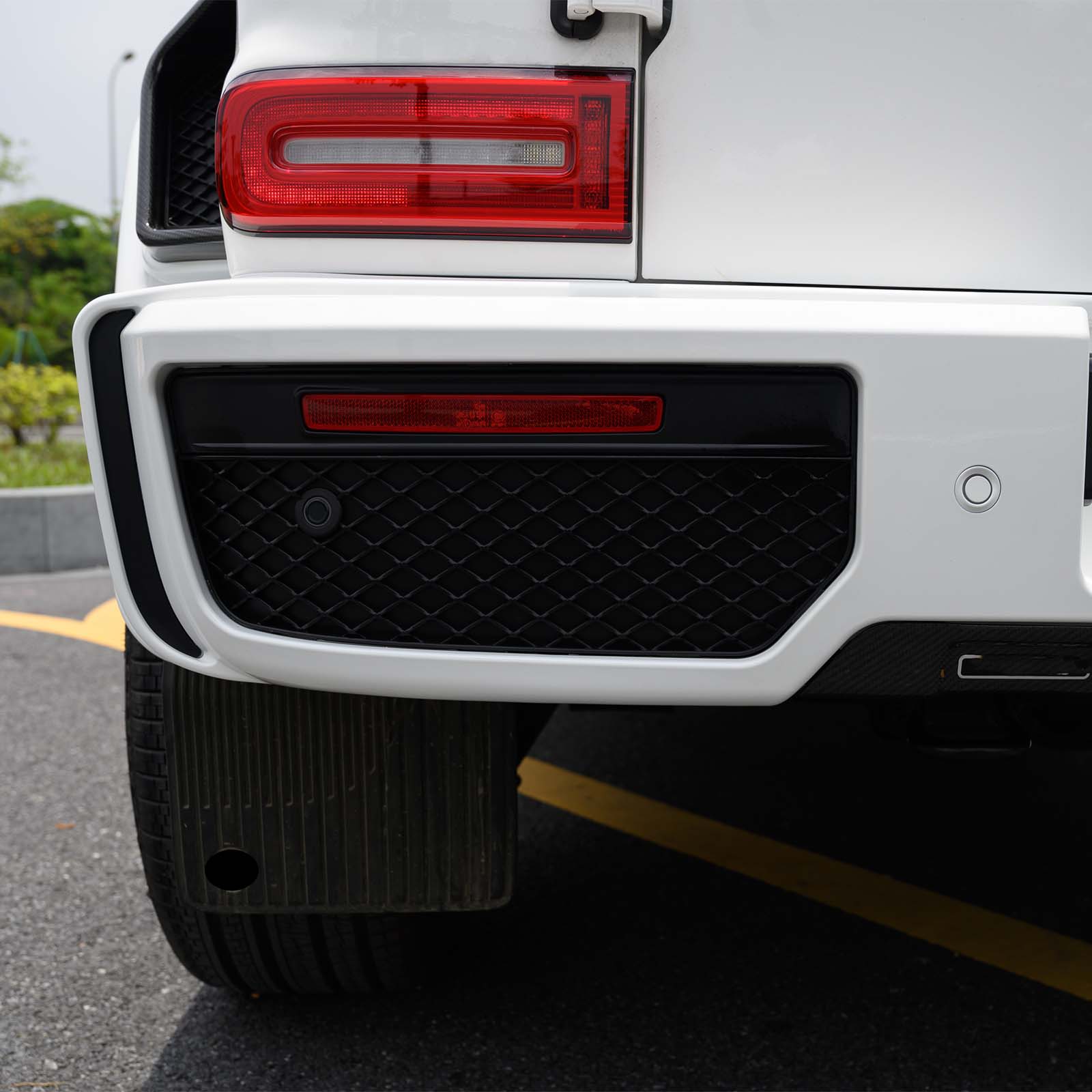 Dry Carbon Brake Light Cover Pour Mercedes Benz G-Class W464 G63 B700 B900 2019+