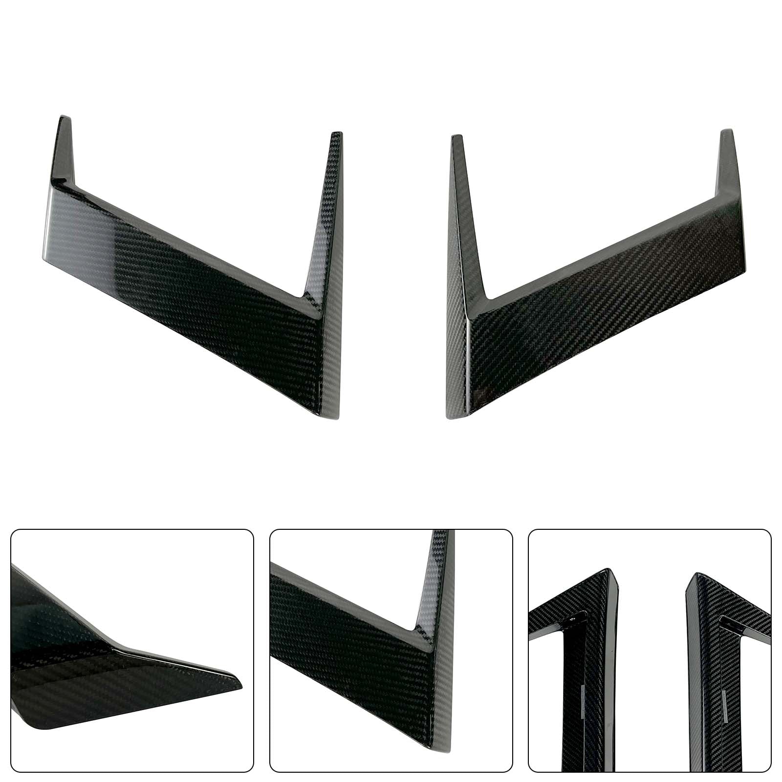 Dry Carbon Side Fender Vent Trim Pour Mercedes-Benz G Class W463A G63 W464 2019+