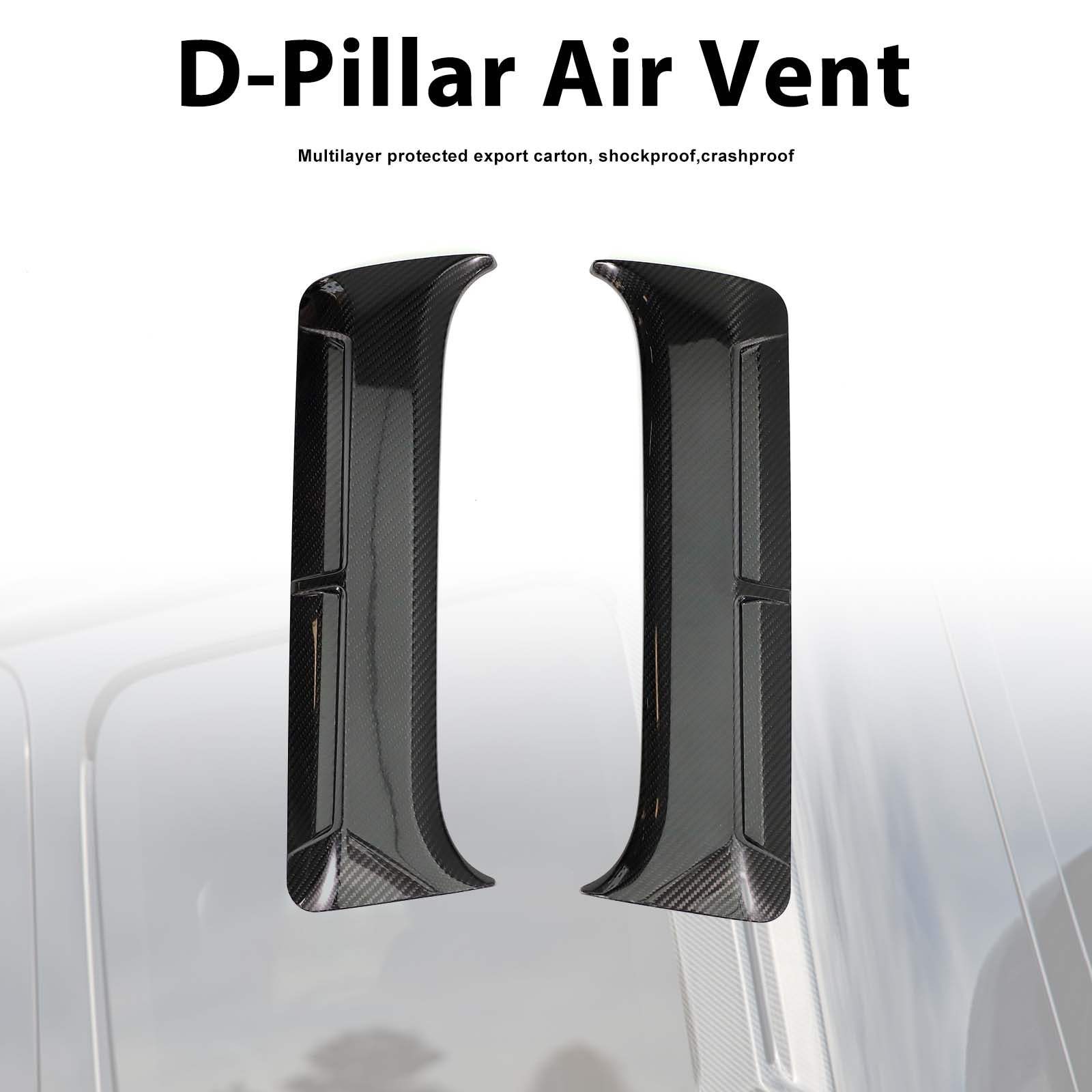 Carbon Fiber LM-Style D-Pillar Air Vents Pour Mercedes G-Class W464 W463A 2019+