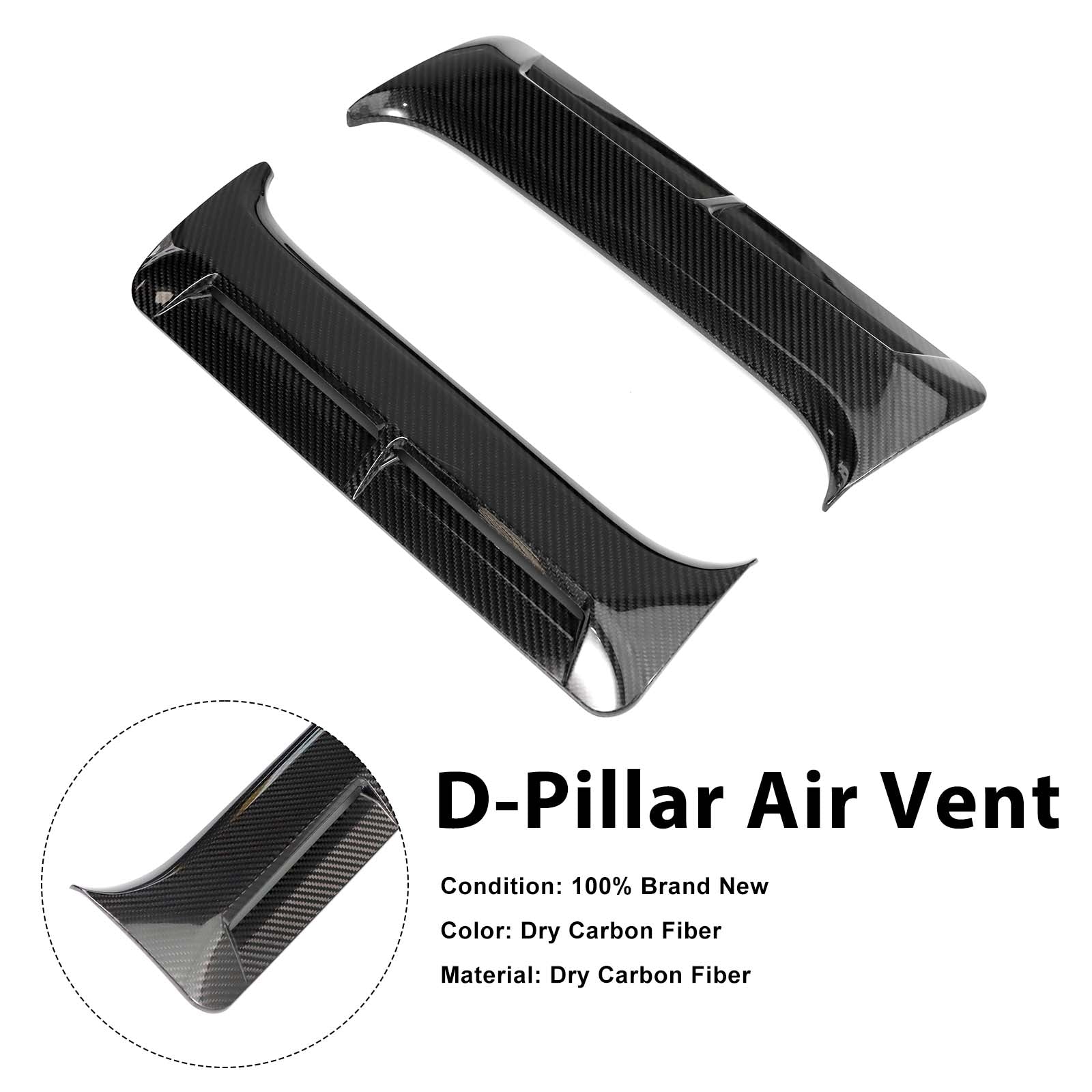 Carbon Fiber LM-Style D-Pillar Air Vents Pour Mercedes G-Class W464 W463A 2019+