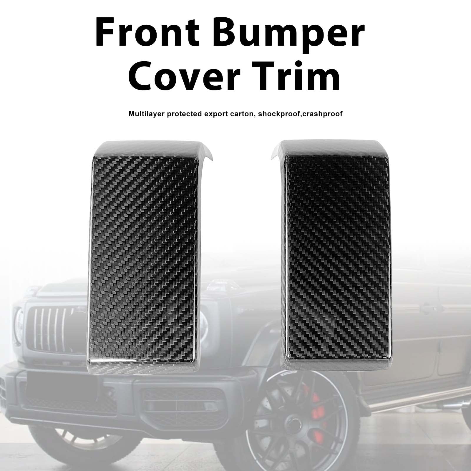 Carbon Fiber Front Bumper Cover Pour Mercedes Benz G-Class W464 W463A 2019-2023