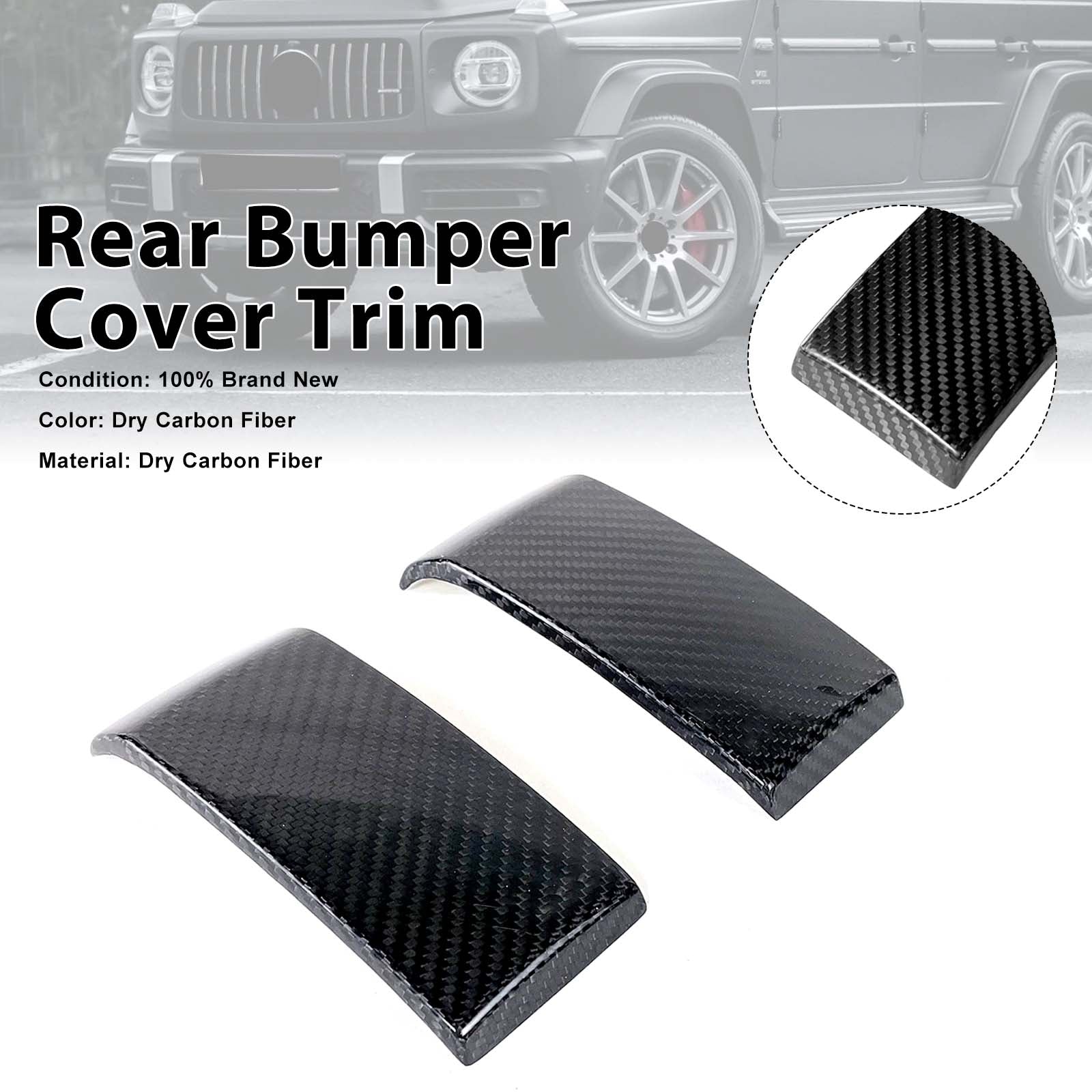 Carbon Fiber Rear Bumper Cover Pour Mercedes Benz G-Class W464 W463A 2019-2023