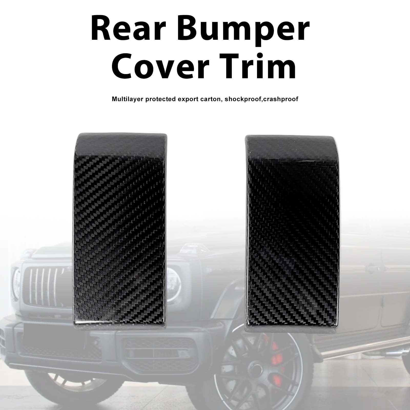 Carbon Fiber Rear Bumper Cover Pour Mercedes Benz G-Class W464 W463A 2019-2023