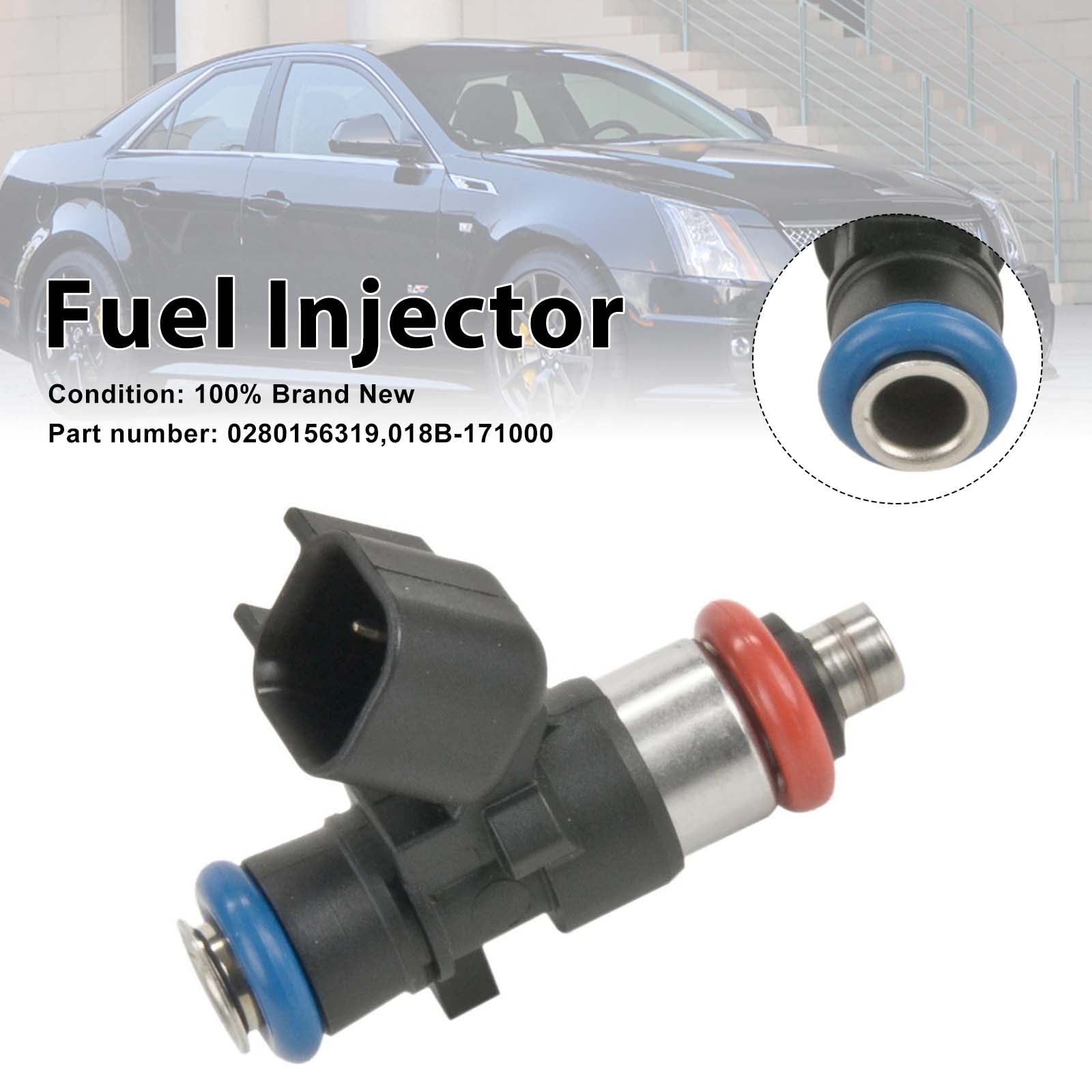 1X Injecteur Carburant Pour Cadillac CTS-V 09-15 Camaro ZL1 2012-15 0280158187