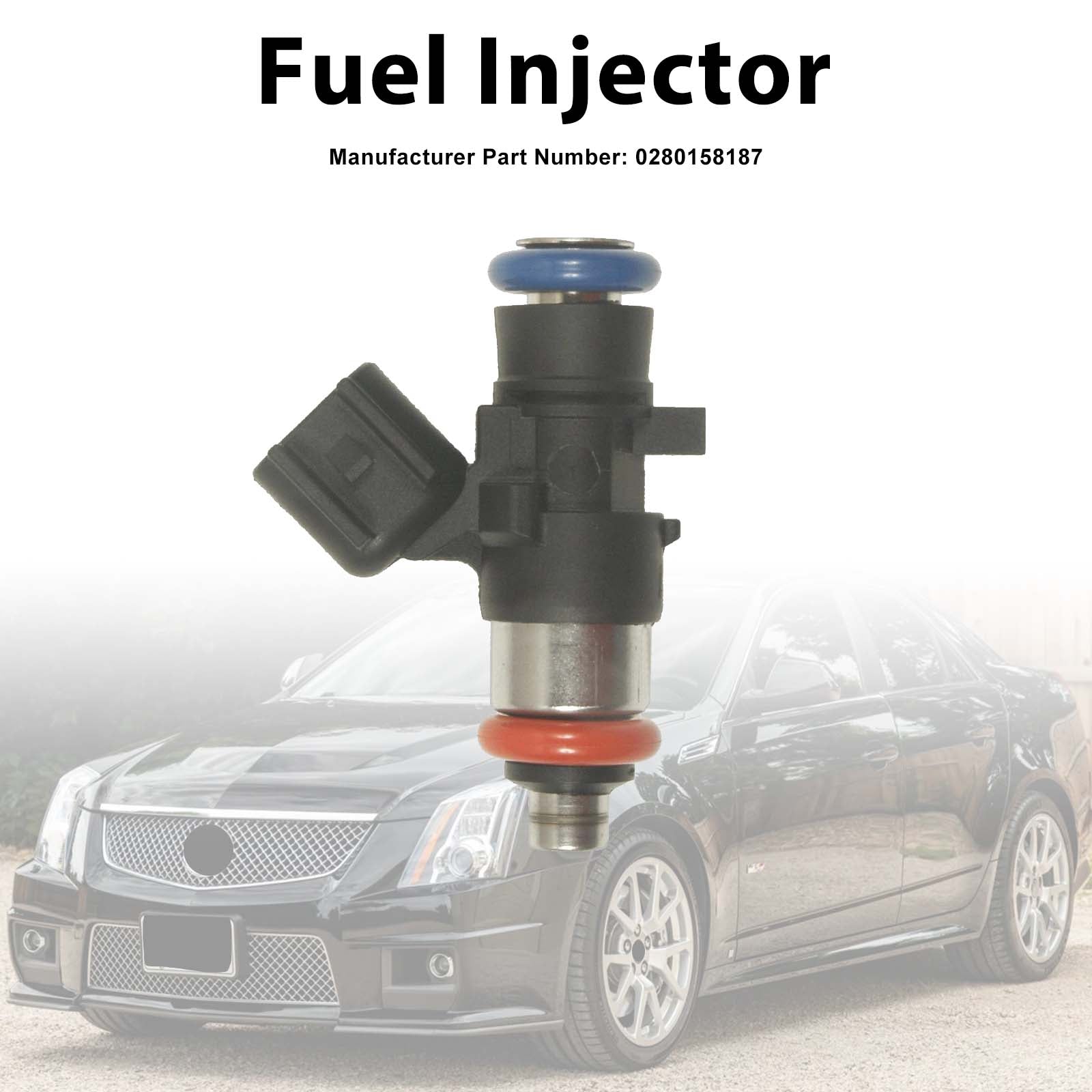 1X Injecteur Carburant Pour Cadillac CTS-V 09-15 Camaro ZL1 2012-15 0280158187