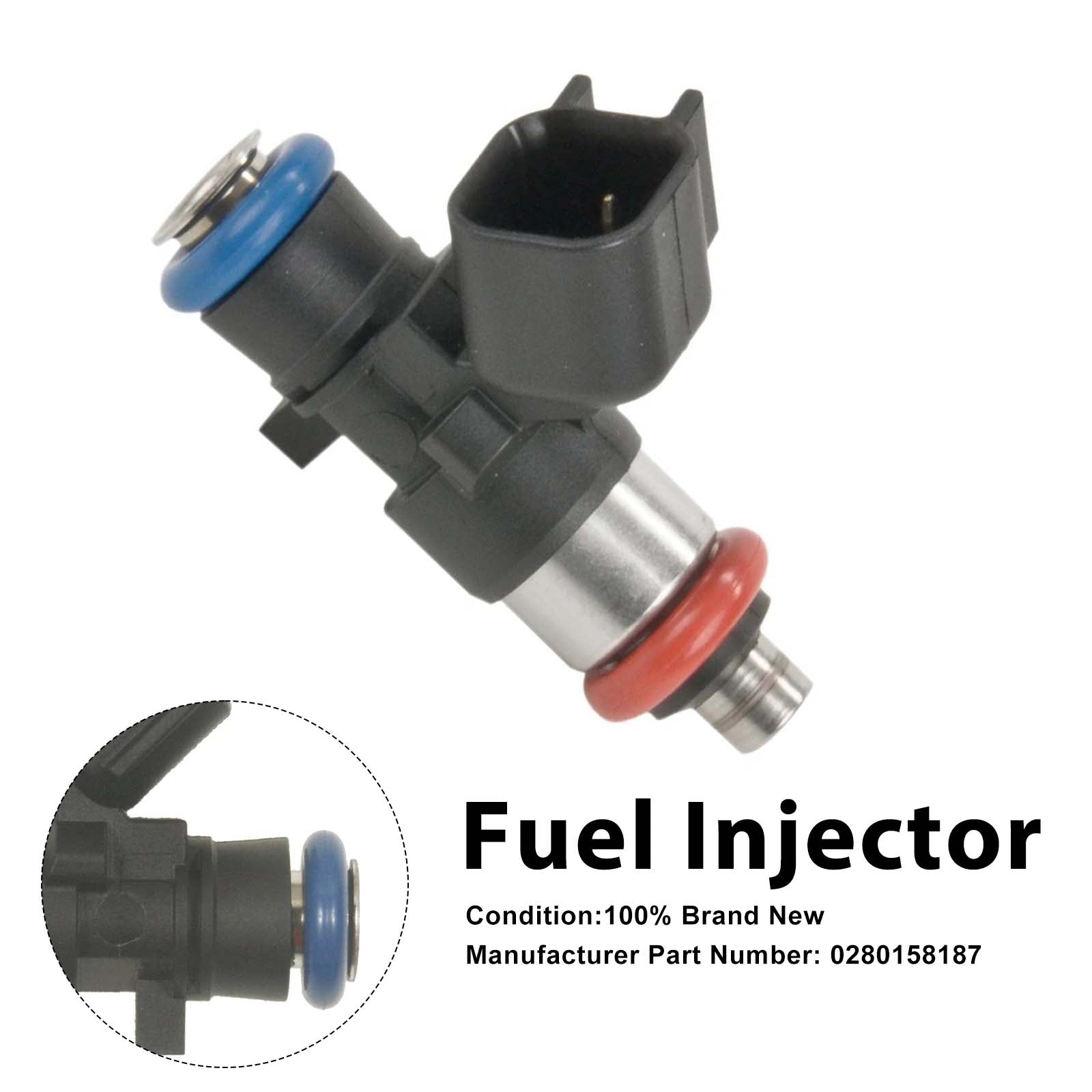 1X Injecteur Carburant Pour Cadillac CTS-V 09-15 Camaro ZL1 2012-15 0280158187