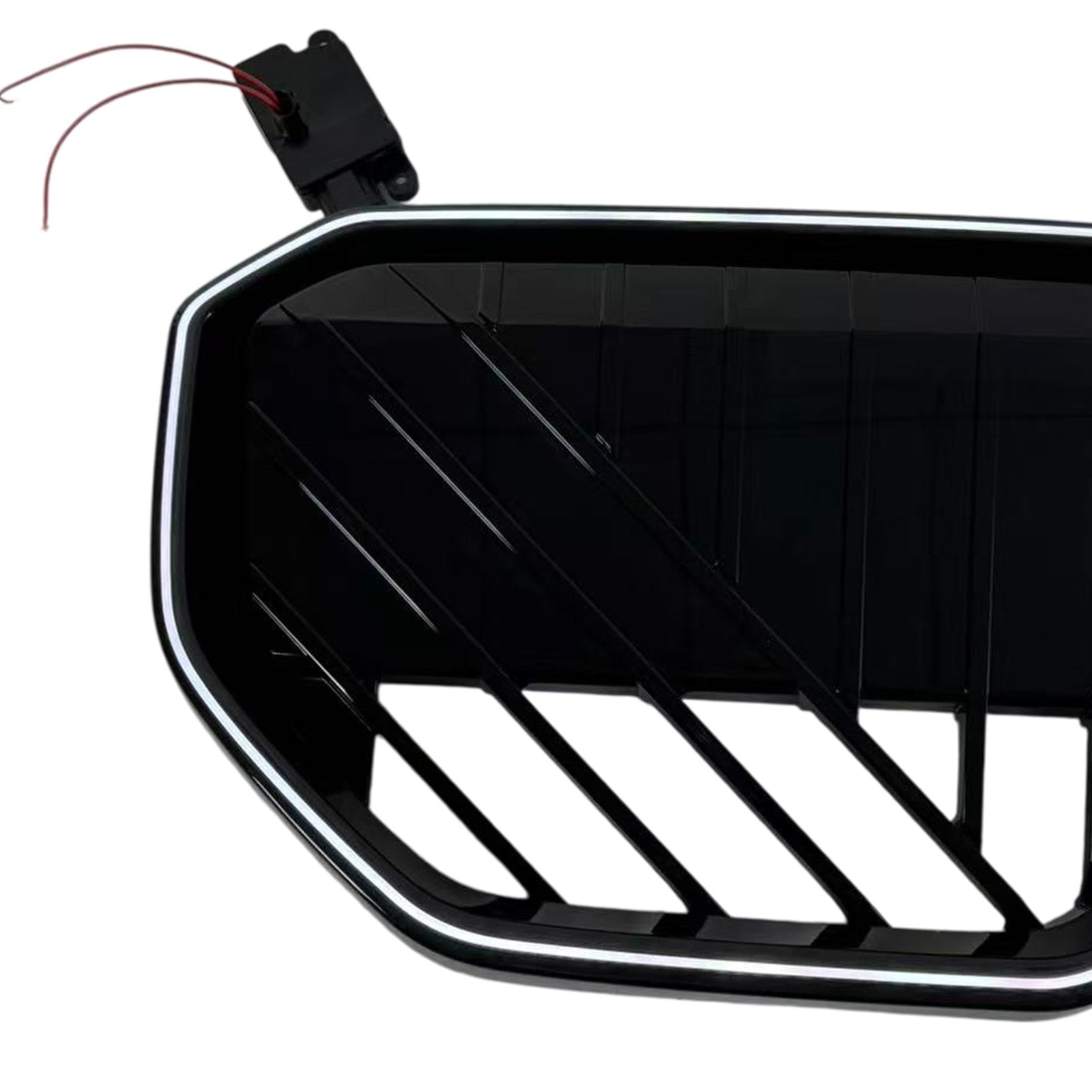 Black Front Bumper Grill Grille Pour BMW X3 G45 2025+ W/LED Light