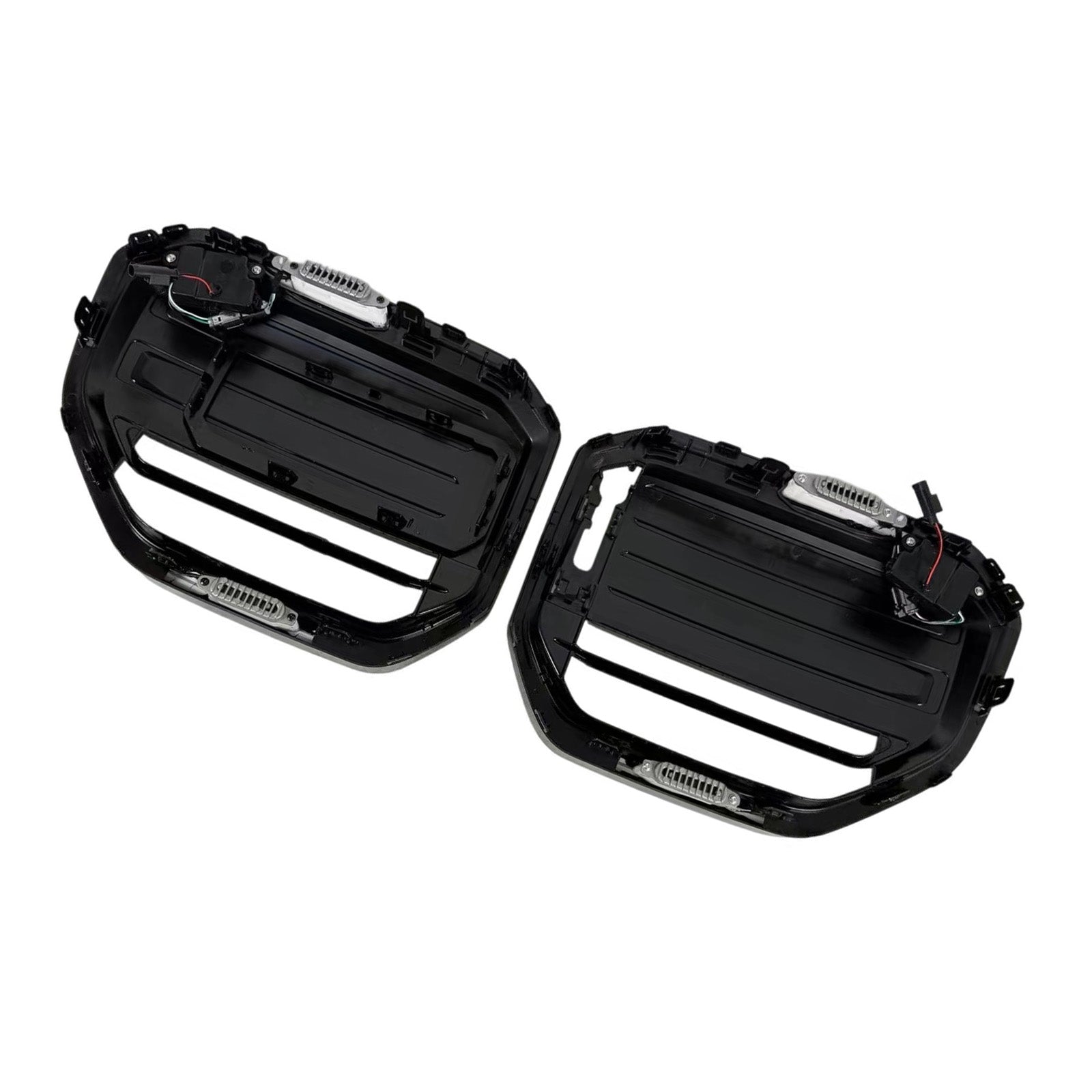 M50-Style Front Bumper Grill Grille Pour BMW X3 G45 2025+ Black W/LED Light