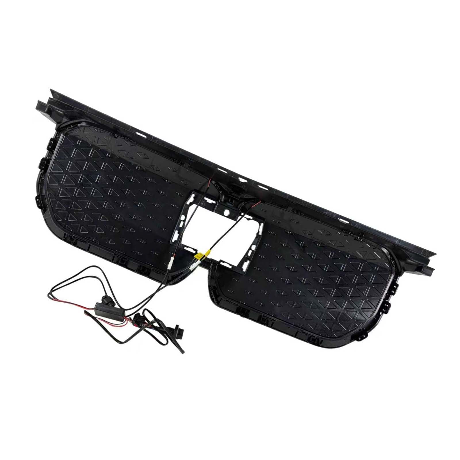 Black Front Bumper Grill Grille Pour BMW iX1 U11 2023-2025 W/LED Light