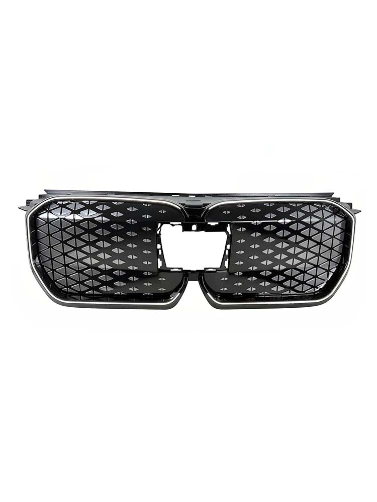 Black Front Bumper Grill Grille Pour BMW iX1 U11 2023-2025 W/LED Light