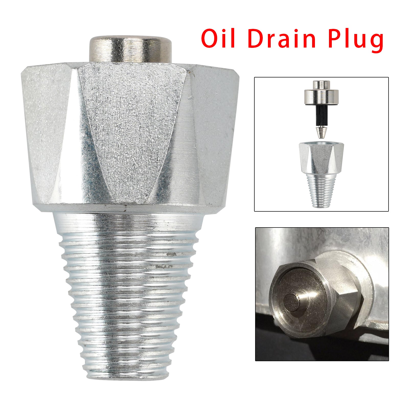 Bouchon De Vidange Pour Carter D'Huile En Aluminium Endommagé Filetage Conique