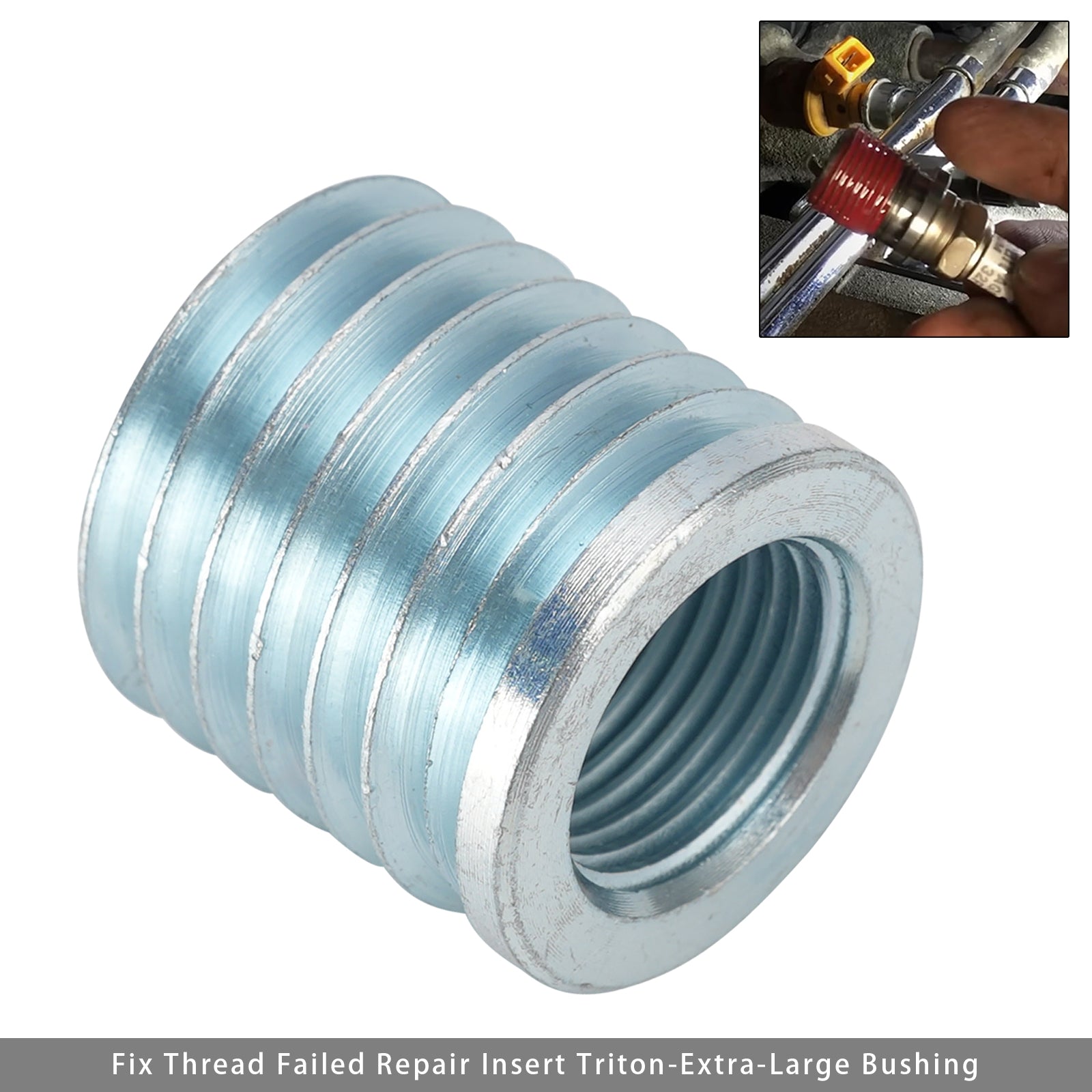 Inserto di riparazione filettato extra grande per testata Ford 4.6L 5.4L