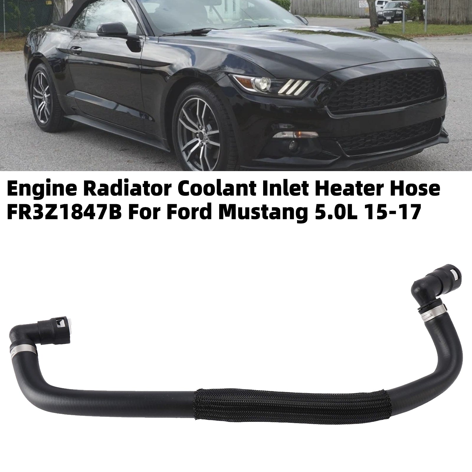 Tuyau de Chauffage d'Entrée de Liquide de Radiateur FR3Z1847B Pour Ford Mustang