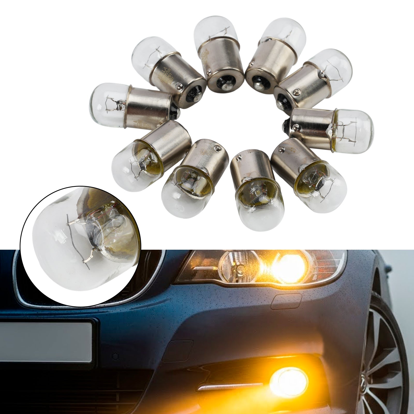 Ampoule Auxiliaire Halogène Voiture R5W 24V 5W Pour HELLA 8GA 178 560-361