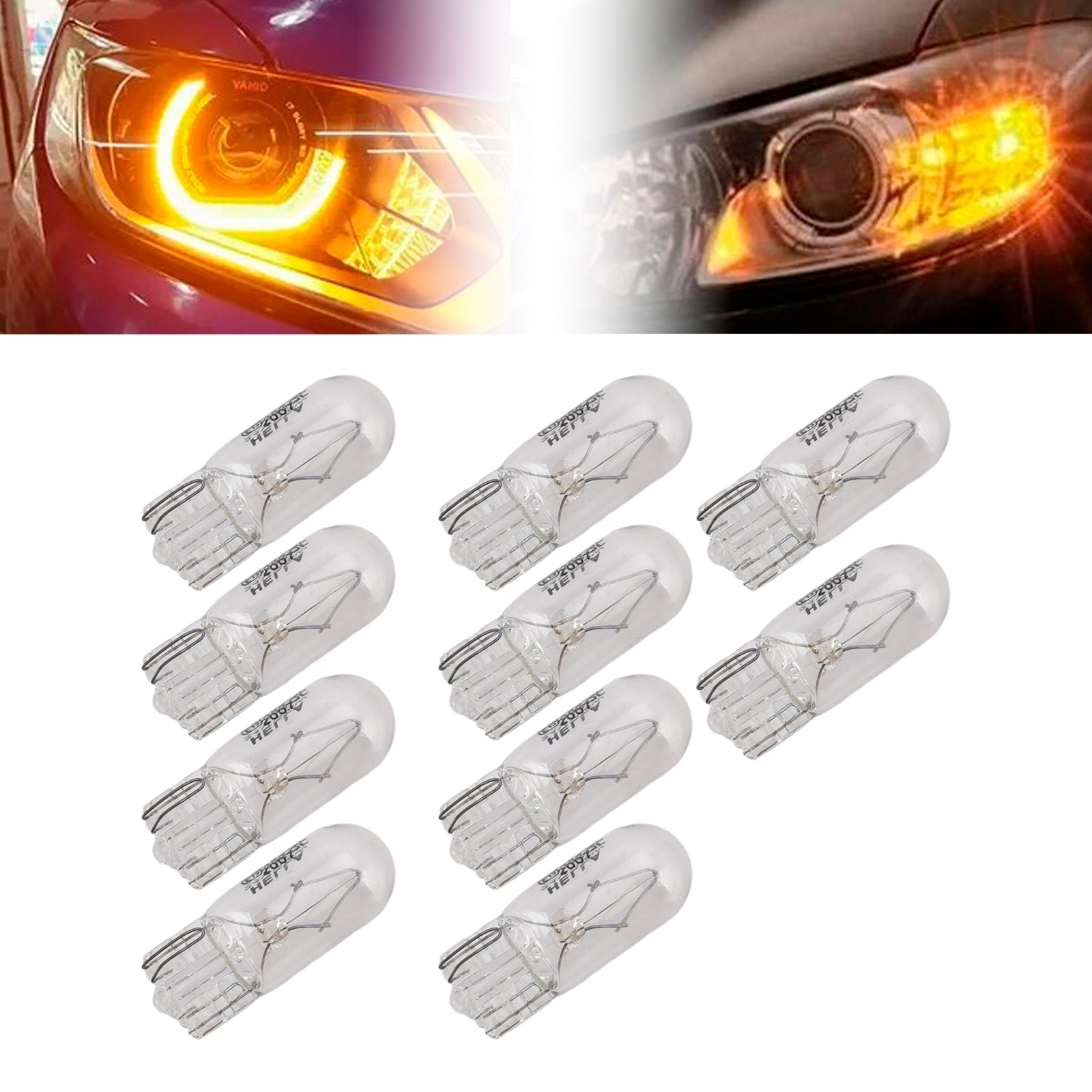 Ampoule Auxiliaire Halogène Voiture W5W T10 24V 5W Pour HELLA 8GP 178 560-271
