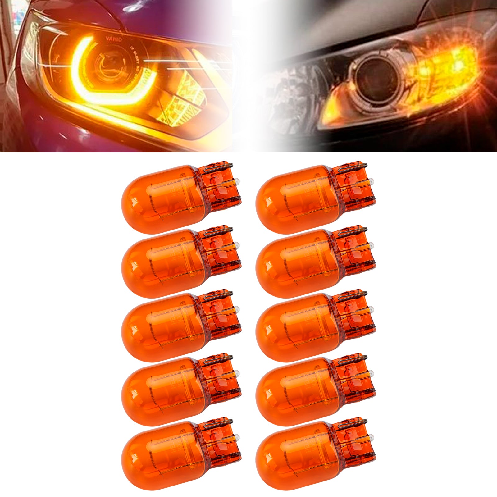 Ampoule Auxiliaire Halogène Ambre Voiture WY21W 12V 21W Pour HELLA 009 021-002