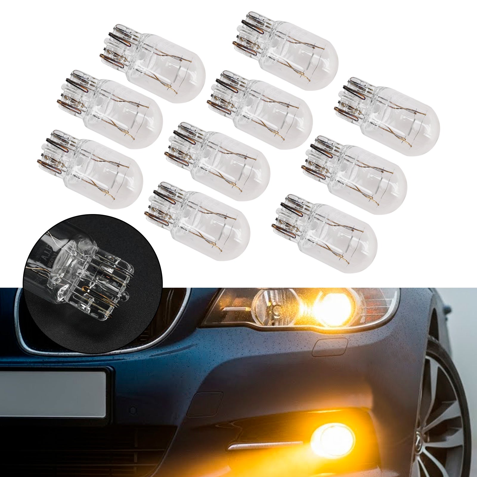 Ampoule Auxiliaire Halogène Voiture W21/5W 12V 21/5W Pour HELLA 8GD 008 893-002