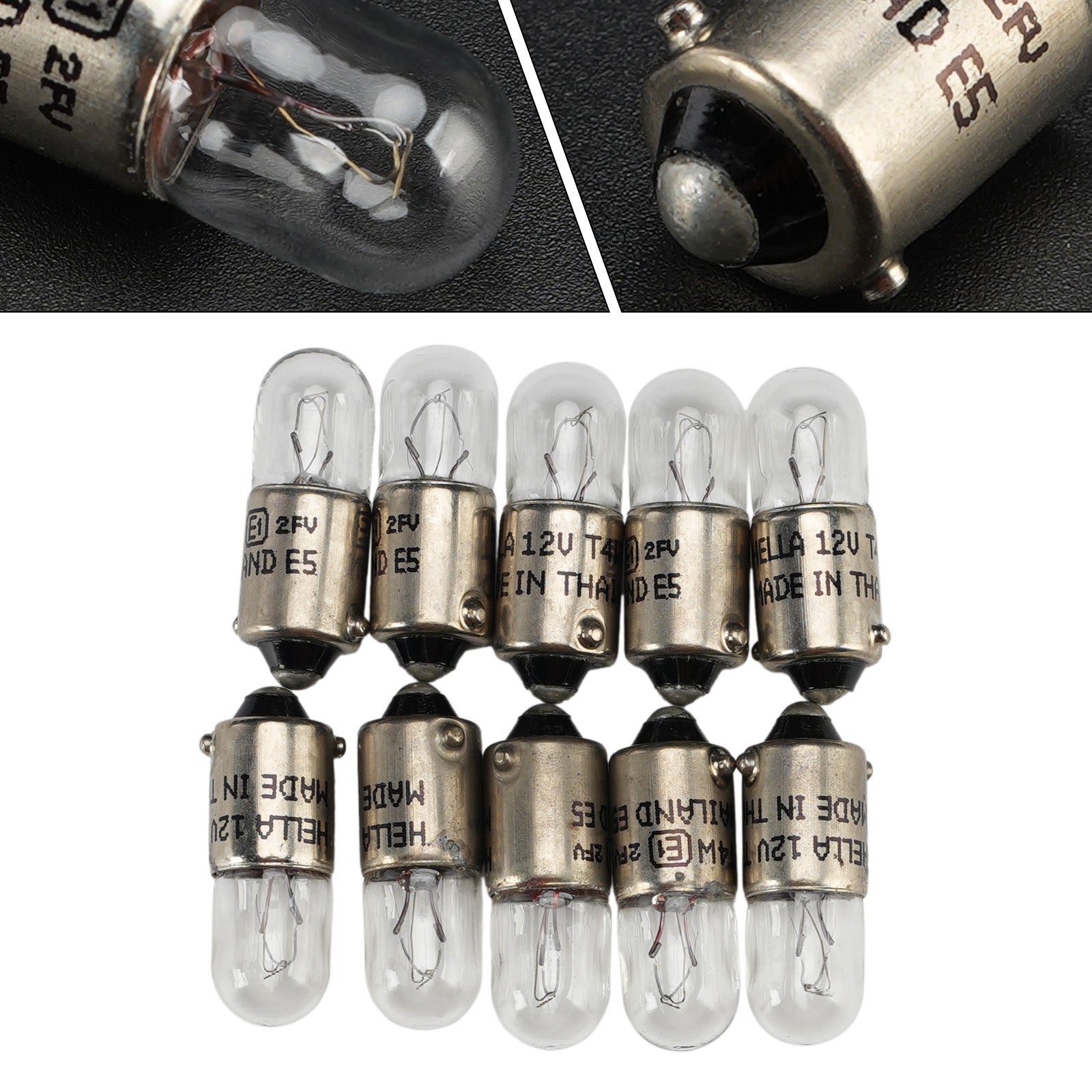 Ampoule Auxiliaire Halogène Voiture T4W 12V 4W Pour HELLA 8GP 002 067-121