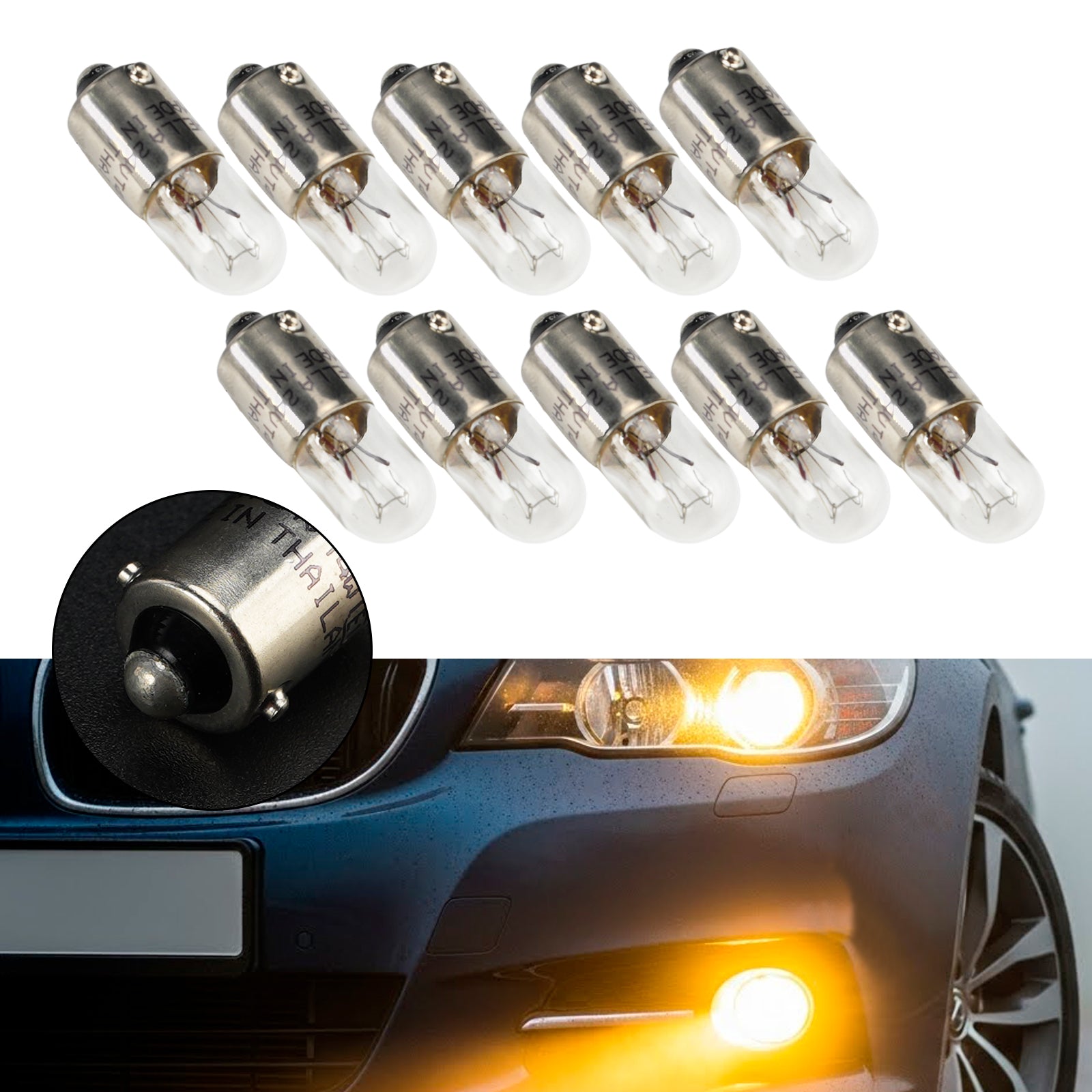 Ampoule Auxiliaire Halogène Voiture T4W 24V 4W Pour HELLA 8GP 002 067-241