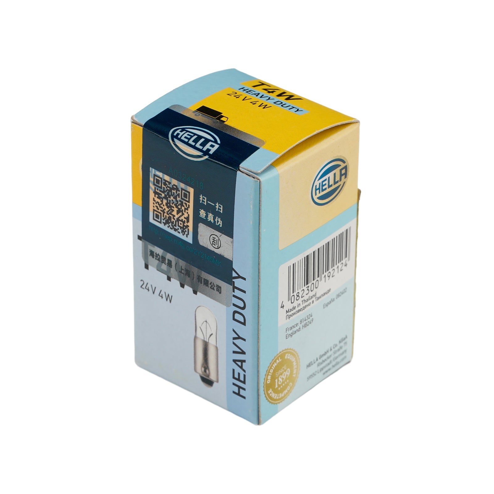 Ampoule Auxiliaire Halogène Voiture T4W 24V 4W Pour HELLA 8GP 002 067-241
