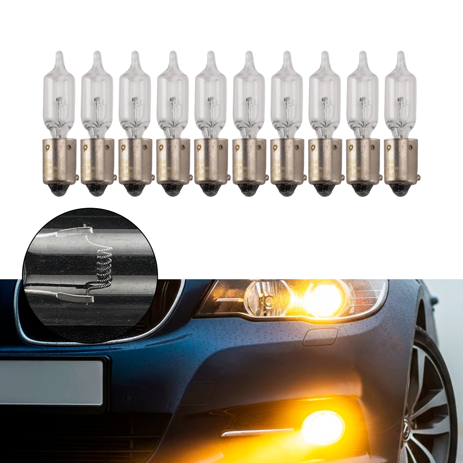 Ampoule Auxiliaire Halogène Voiture H21W 24V 21W Pour HELLA 8GH 008 417-012