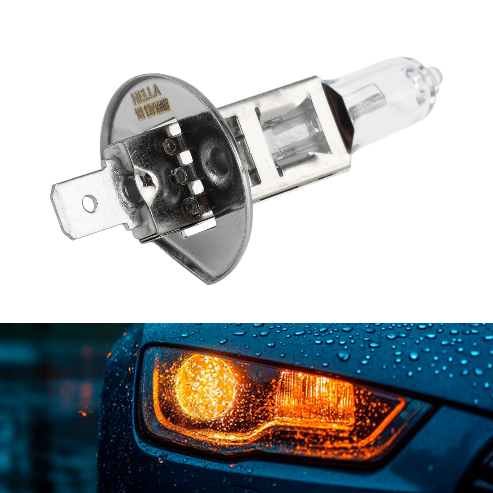 Ampoule Phare Halogène Auto H1 12V 100W P14.5s Pour HELLA 8GH 178 555-914