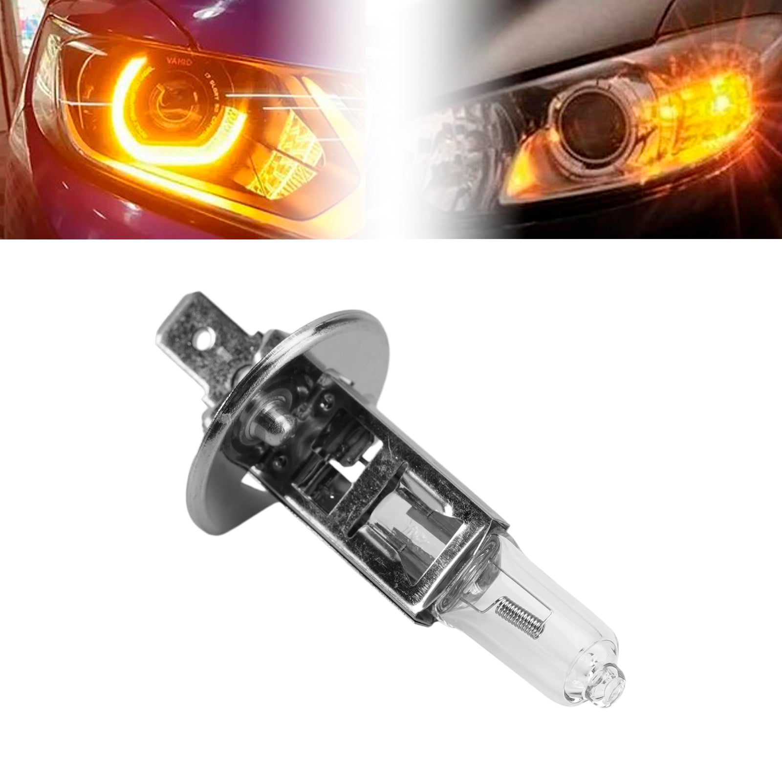 Ampoule Phare Halogène Auto H1 12V 100W P14.5s Pour HELLA 8GH 178 555-914