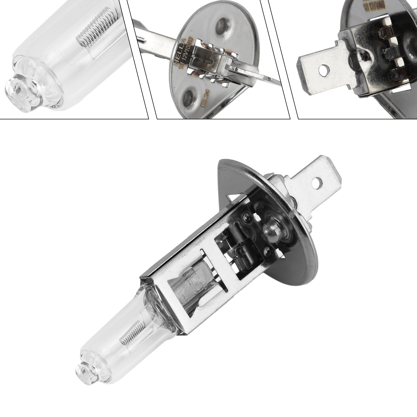 Ampoule Phare Halogène Auto H1 12V 100W P14.5s Pour HELLA 8GH 178 555-914