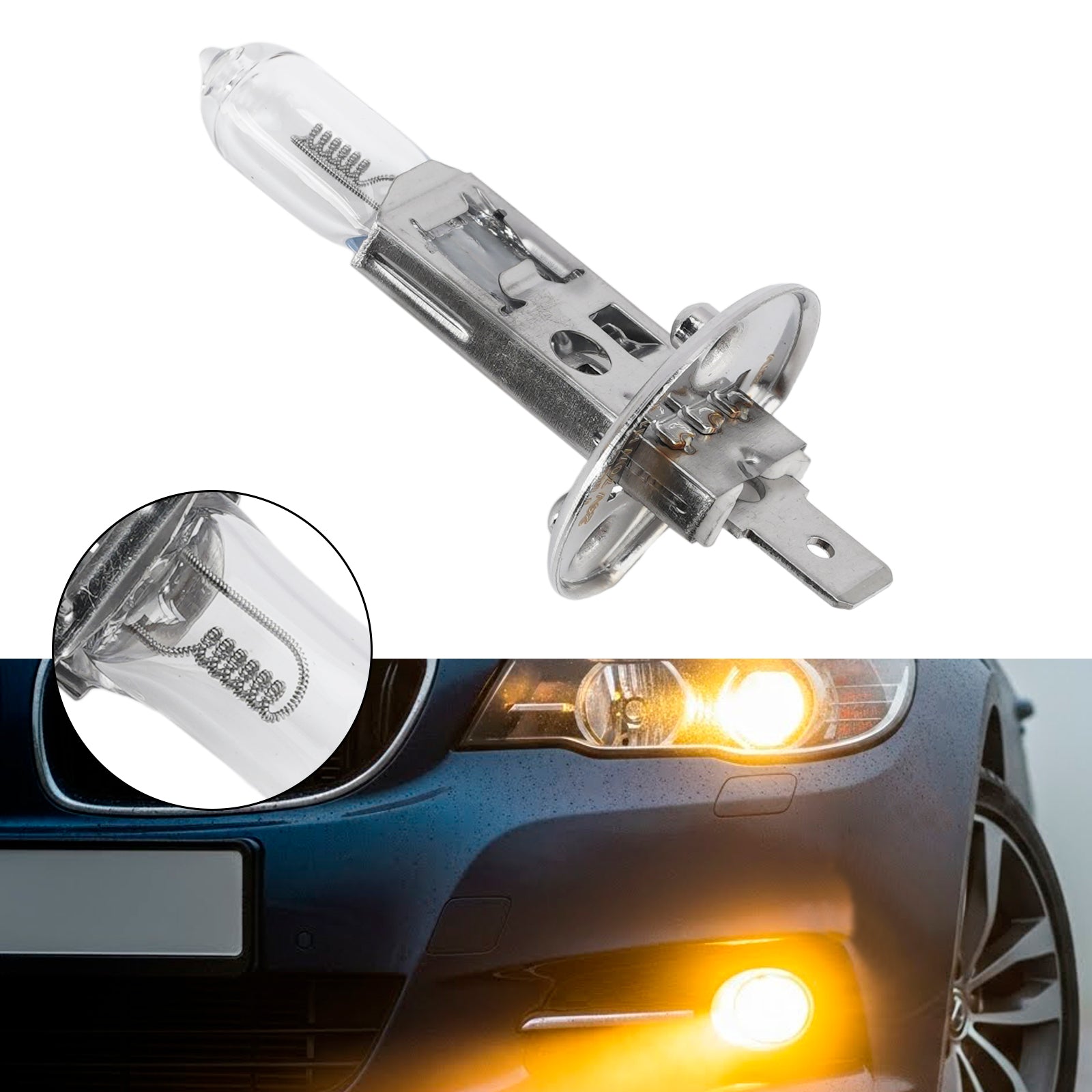 Ampoule Phare Halogène Auto H1 24V 70W P14.5s Pour HELLA 8GH 178 555-143
