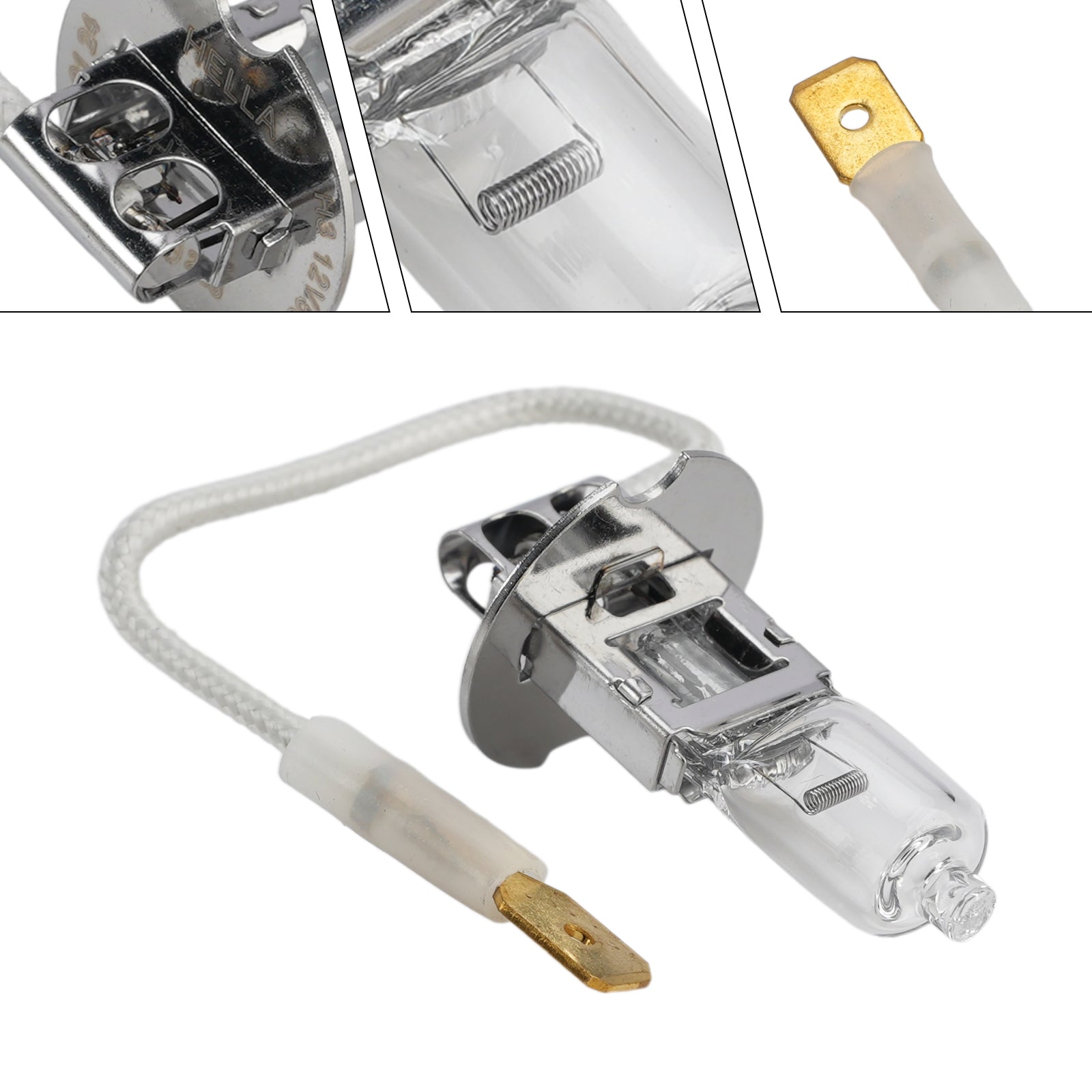 Ampoule Phare Halogène Auto H3 12V 55W PK22s Pour HELLA 8GH 178 555-064