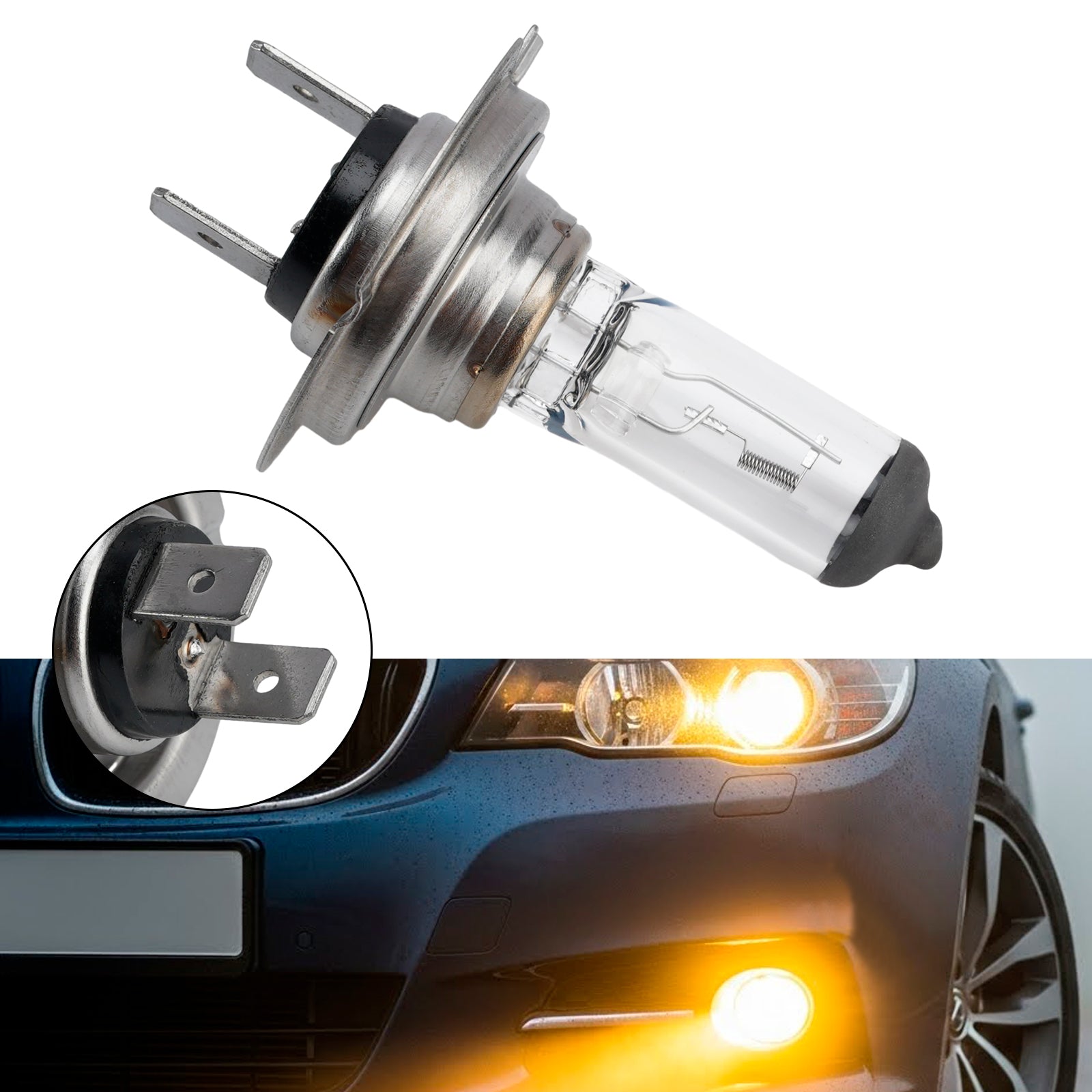 Ampoule Phare Halogène Auto H7 12V 55W PX26d Pour HELLA 8GH 178 555-013