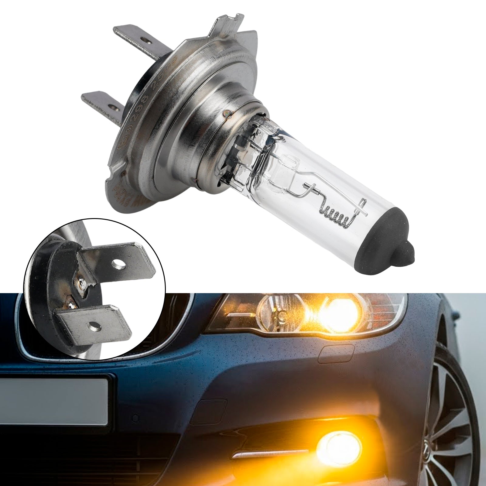Ampoule Phare Halogène Auto H7 24V 70W PX26d Pour HELLA 8GH 007 157-243