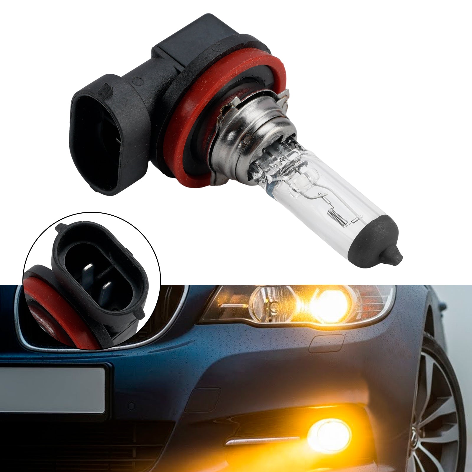 Ampoule Phare Halogène Auto H11 12V 55W PGJ19-2 Pour HELLA 8GH 178 555-111
