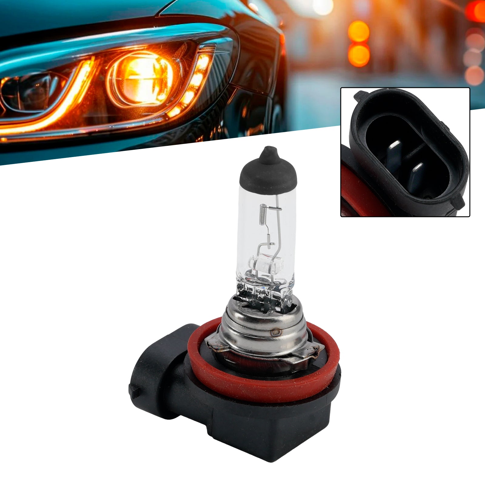 Ampoule Phare Halogène Auto H11 12V 55W PGJ19-2 Pour HELLA 8GH 178 555-111