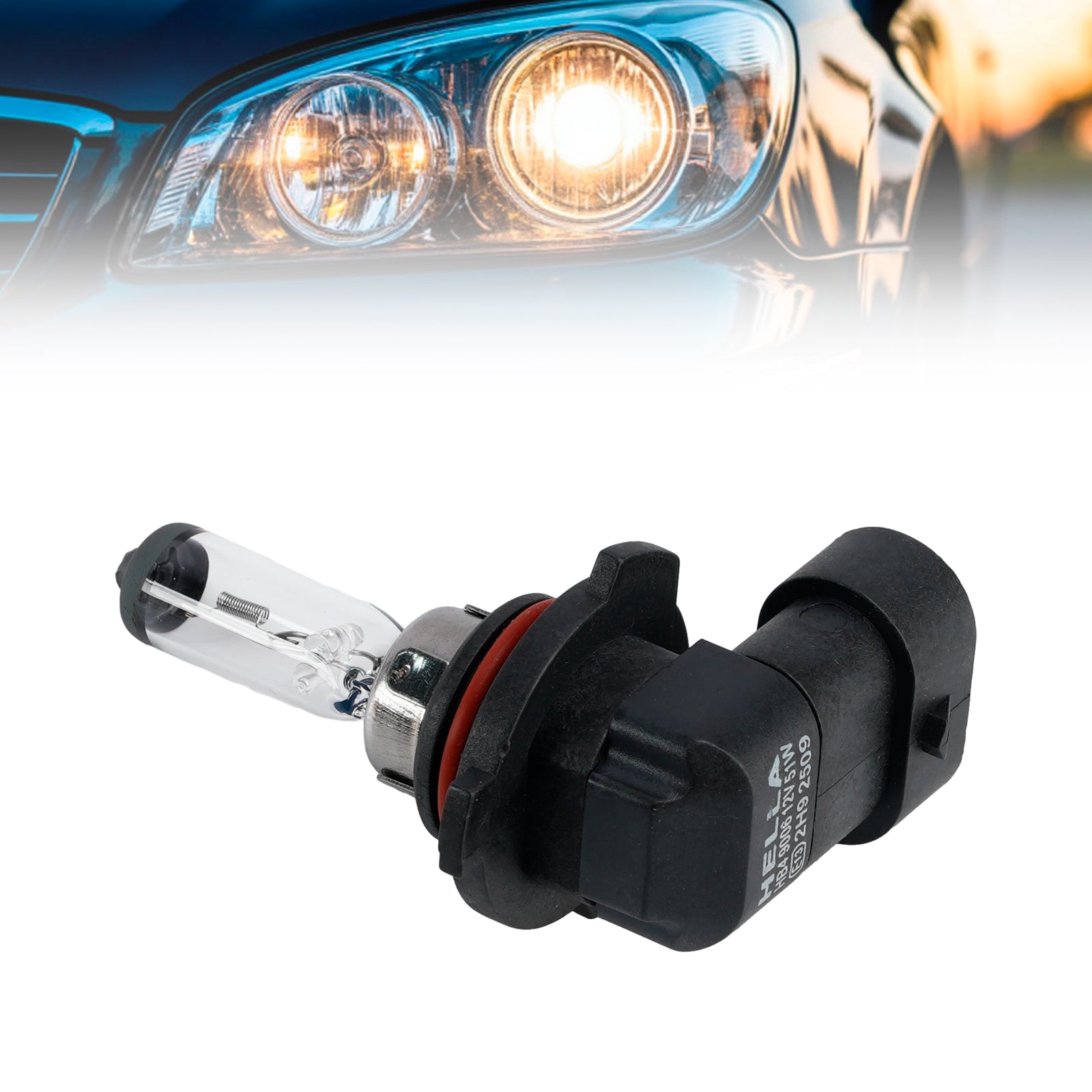 Ampoule Phare Halogène Auto 9006/HB4 12V 51W P22d Pour HELLA 8GH 178 555-091