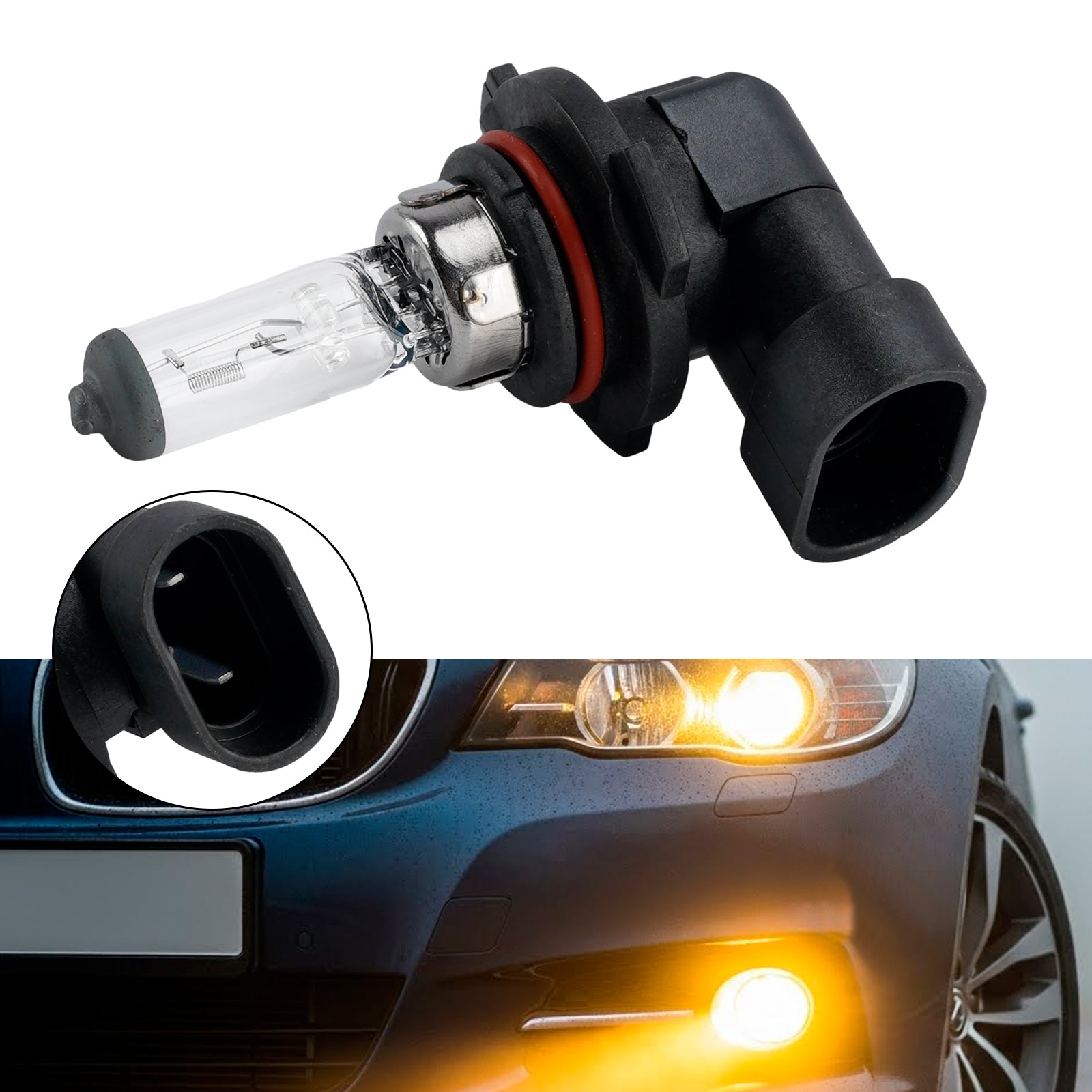 Ampoule Phare Halogène Auto 9006/HB4 12V 51W P22d Pour HELLA 8GH 178 555-091