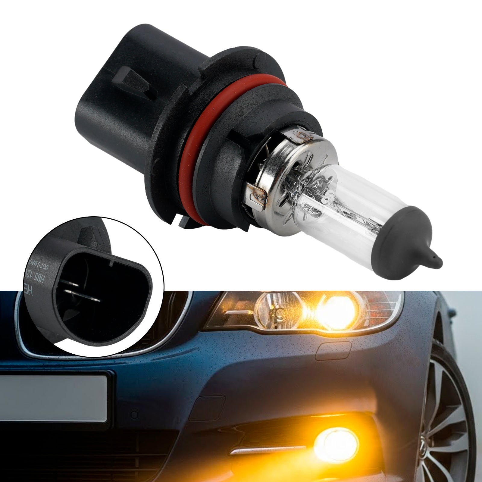 Ampoule Phare Halogène Auto HB5 12V 65/55W PX29t Pour HELLA 8GJ 178 555-343